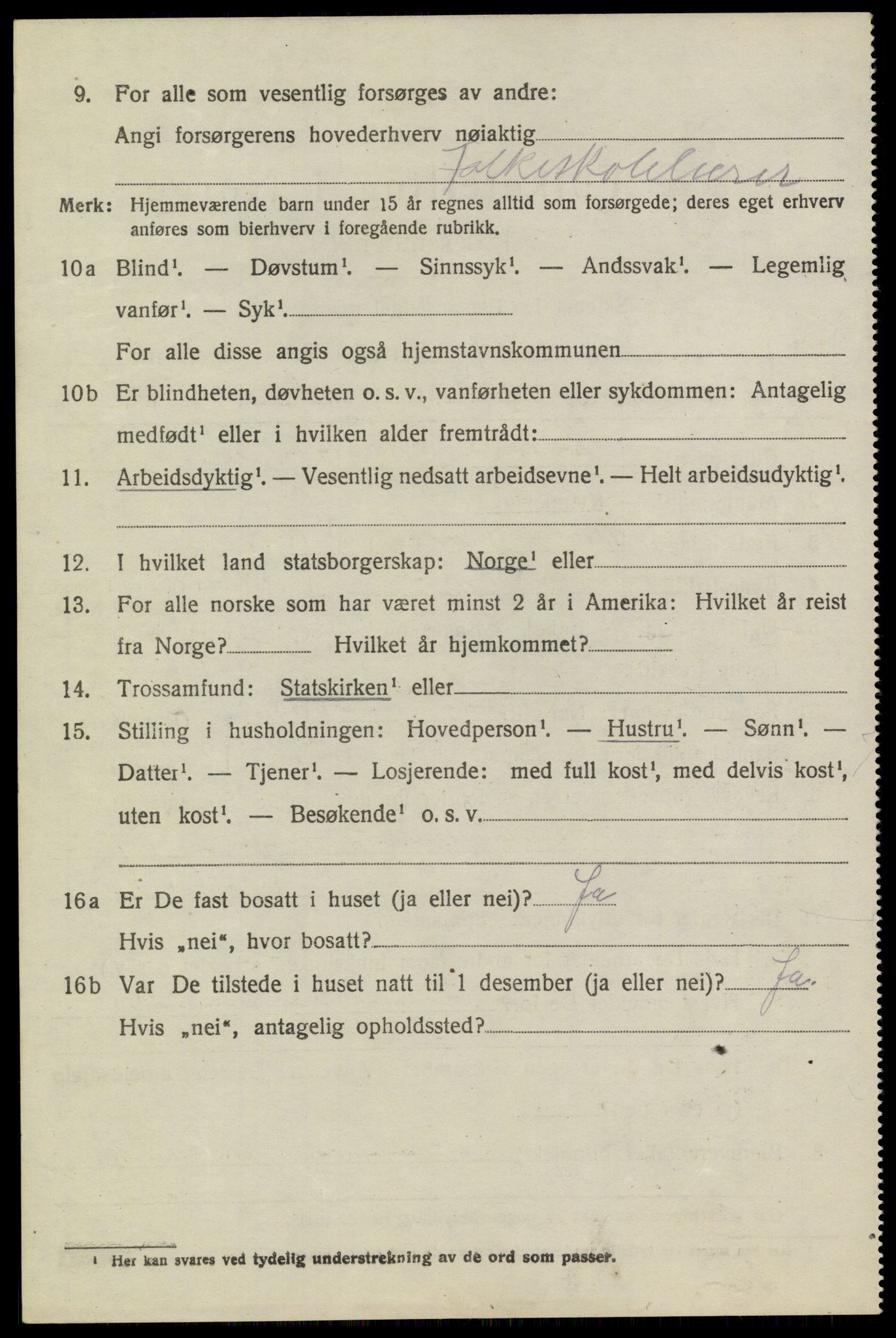 SAKO, 1920 census for Heddal, 1920, p. 5999