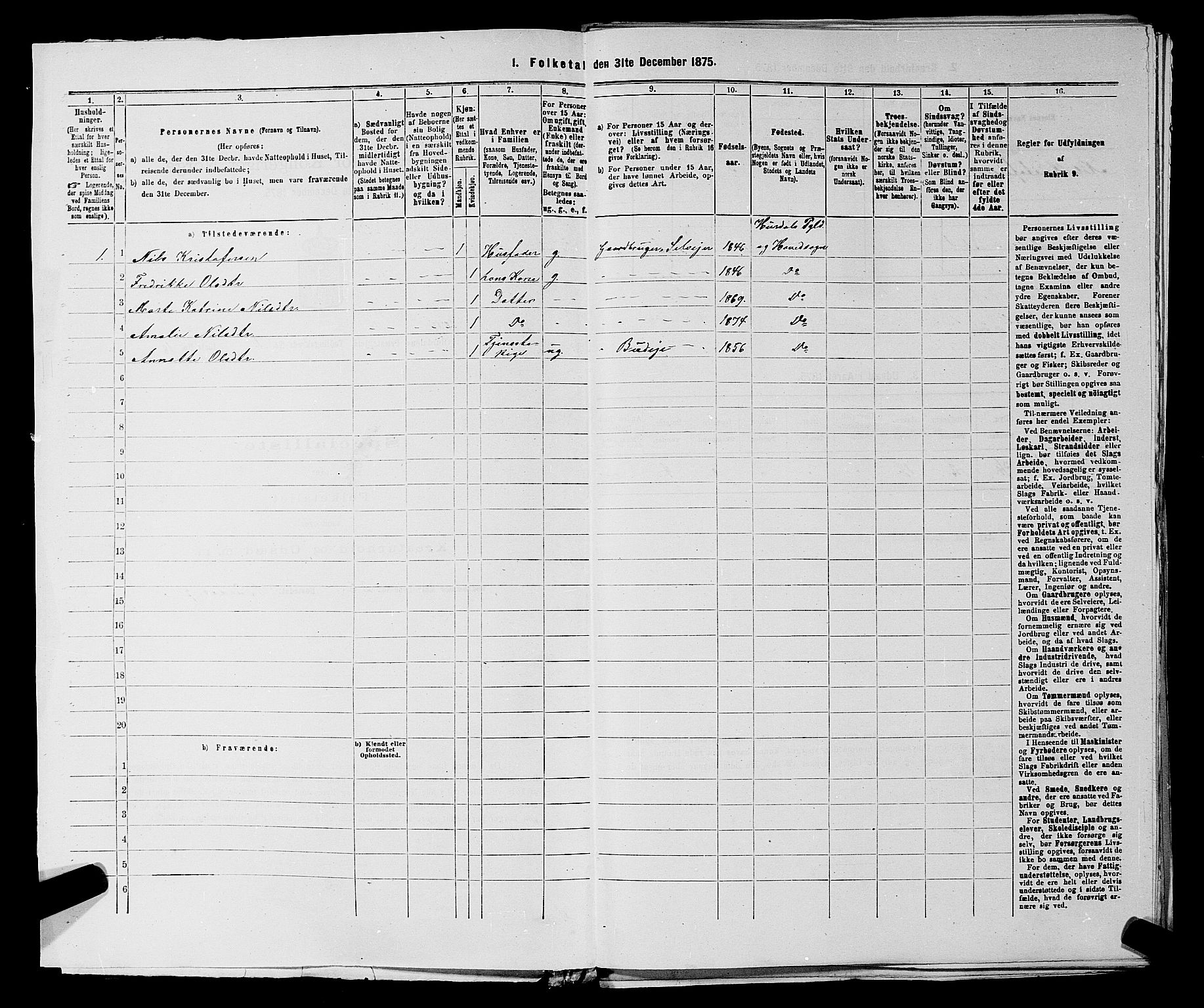 RA, 1875 census for 0239P Hurdal, 1875, p. 40