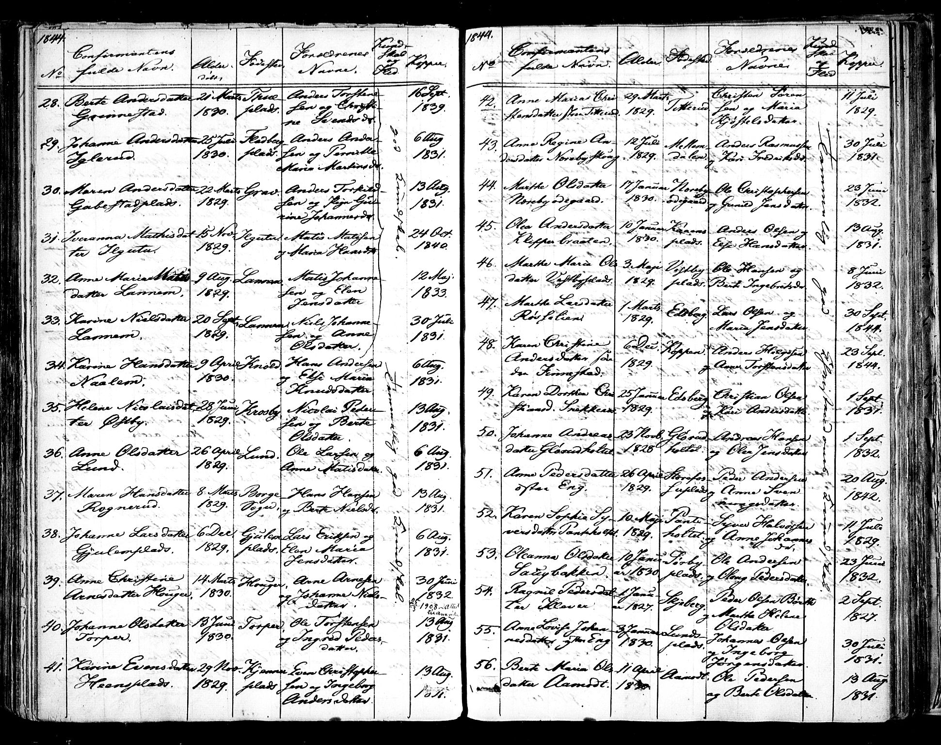 Rakkestad prestekontor Kirkebøker, AV/SAO-A-2008/F/Fa/L0008: Parish register (official) no. I 8, 1842-1849, p. 521-522