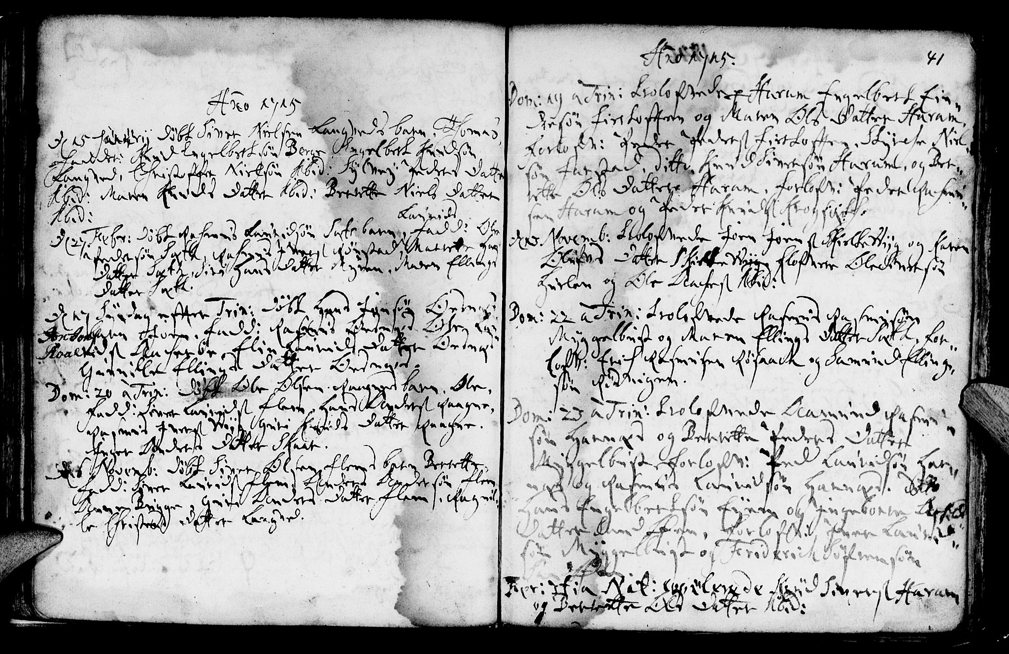 Ministerialprotokoller, klokkerbøker og fødselsregistre - Møre og Romsdal, SAT/A-1454/536/L0491: Parish register (official) no. 536A01 /1, 1689-1737, p. 41