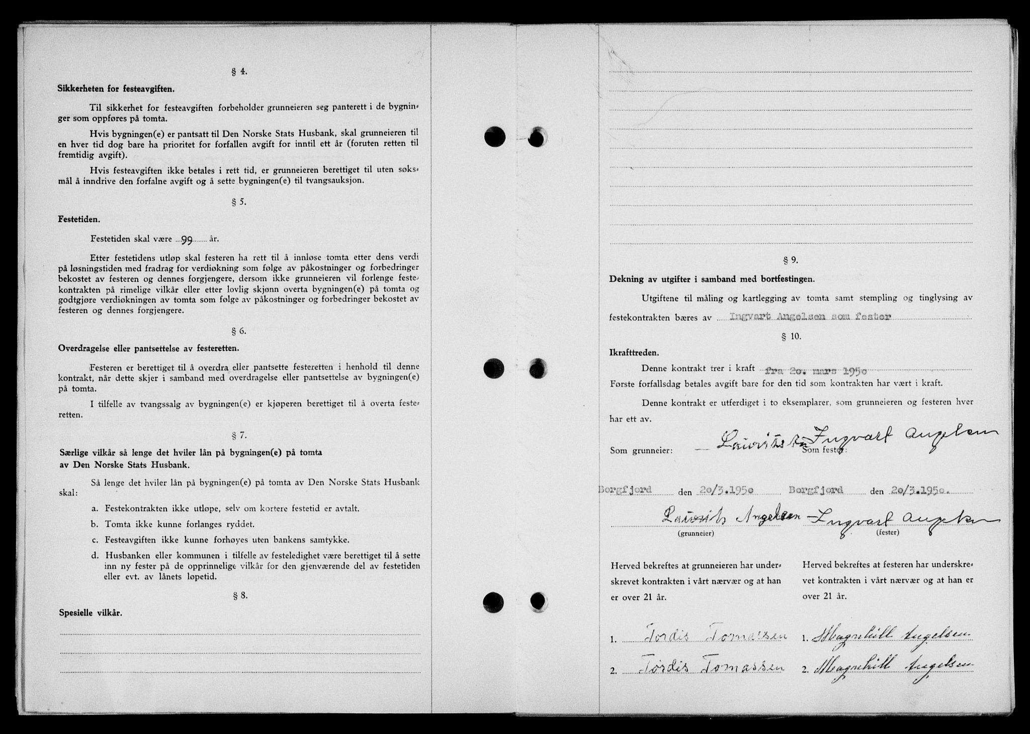 Lofoten sorenskriveri, SAT/A-0017/1/2/2C/L0023a: Mortgage book no. 23a, 1950-1950, Diary no: : 1596/1950