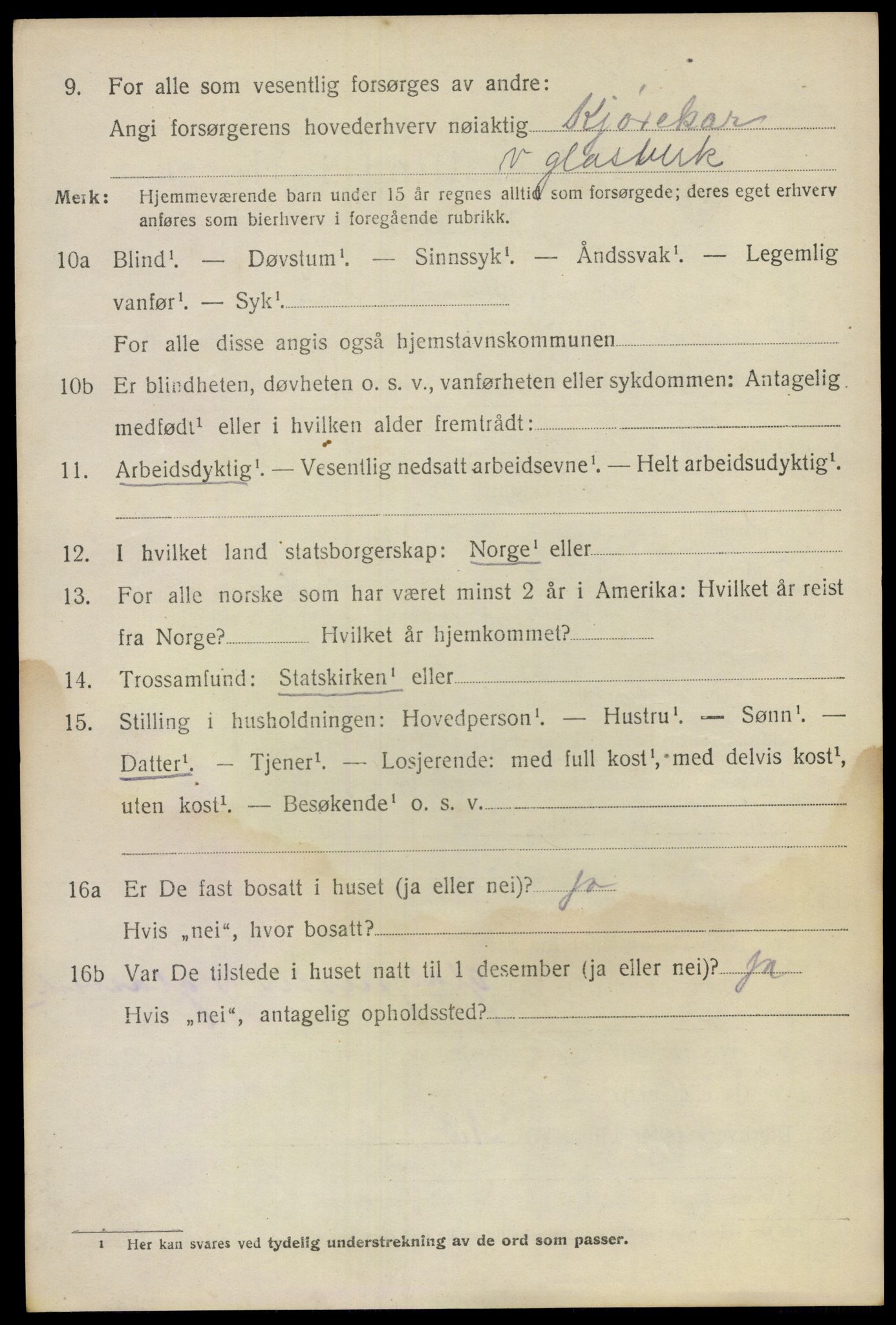 SAO, 1920 census for Bærum, 1920, p. 23381