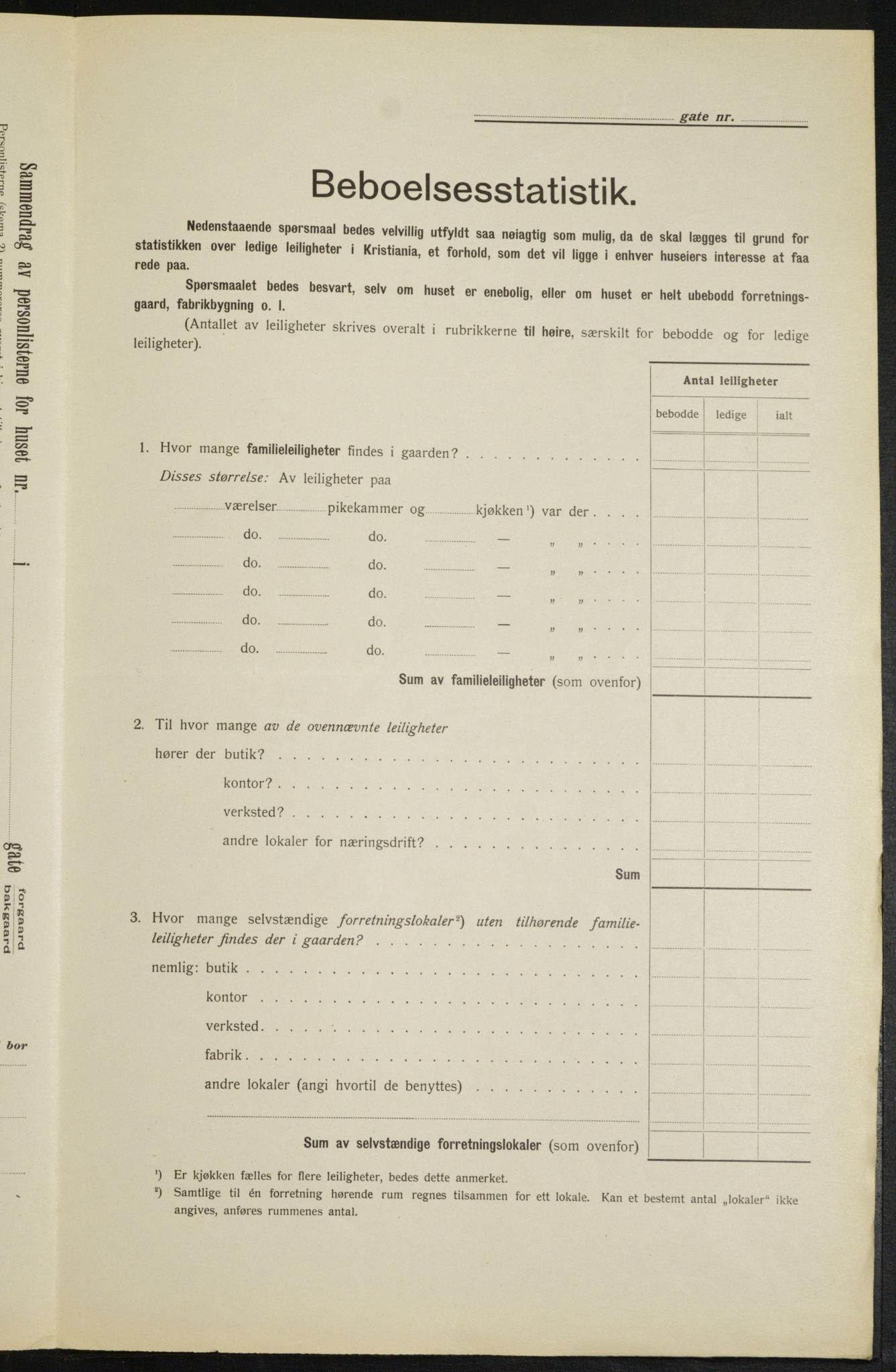 OBA, Municipal Census 1913 for Kristiania, 1913, p. 83199