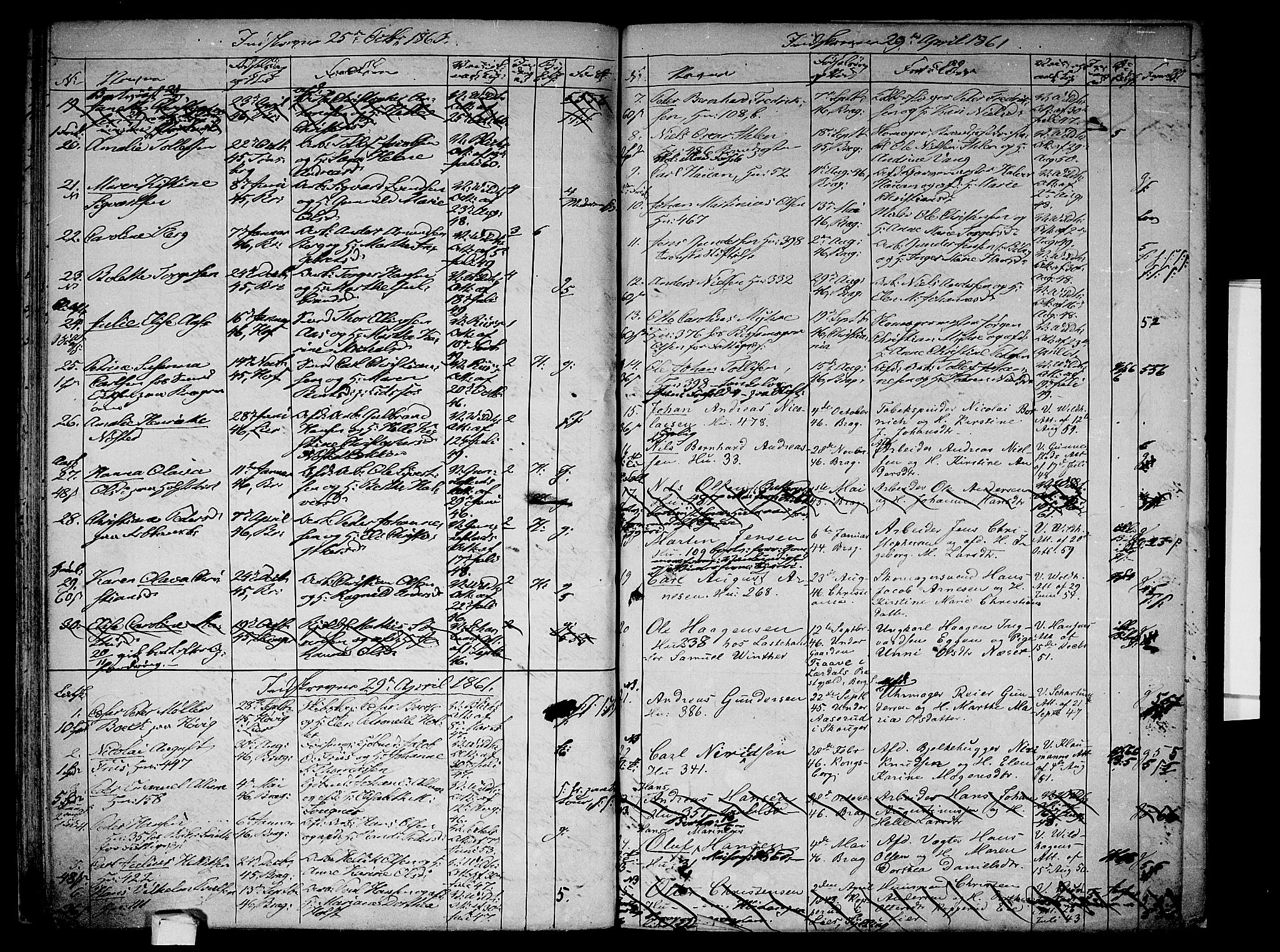 Bragernes kirkebøker, AV/SAKO-A-6/G/Ga/L0002: Parish register (copy) no. 2, 1852-1863