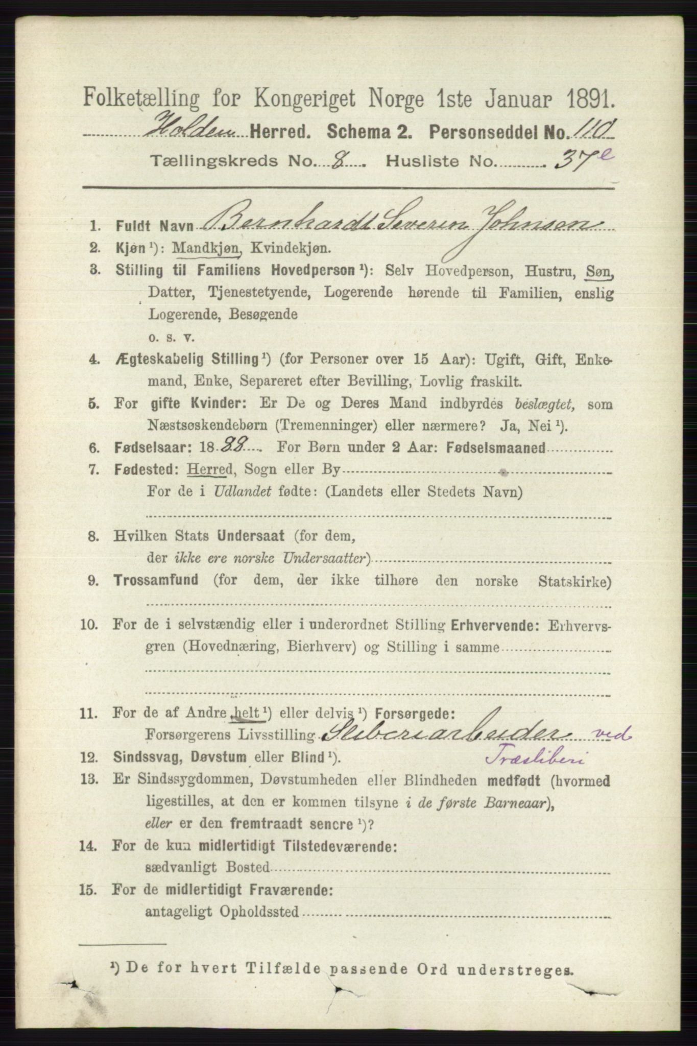 RA, 1891 census for 0819 Holla, 1891, p. 4024