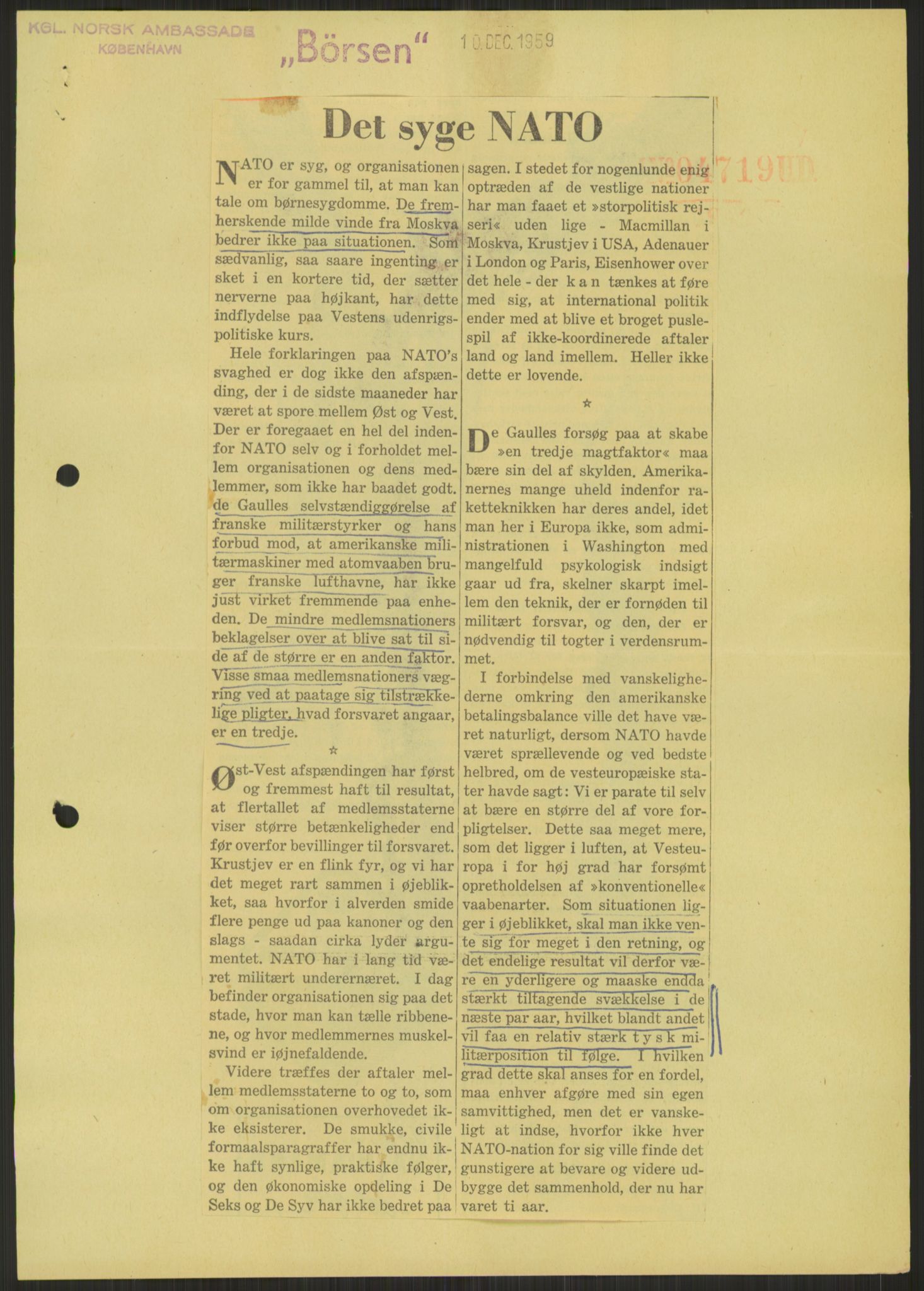 Utenriksdepartementet, RA/S-2259, 1951-1959, p. 7
