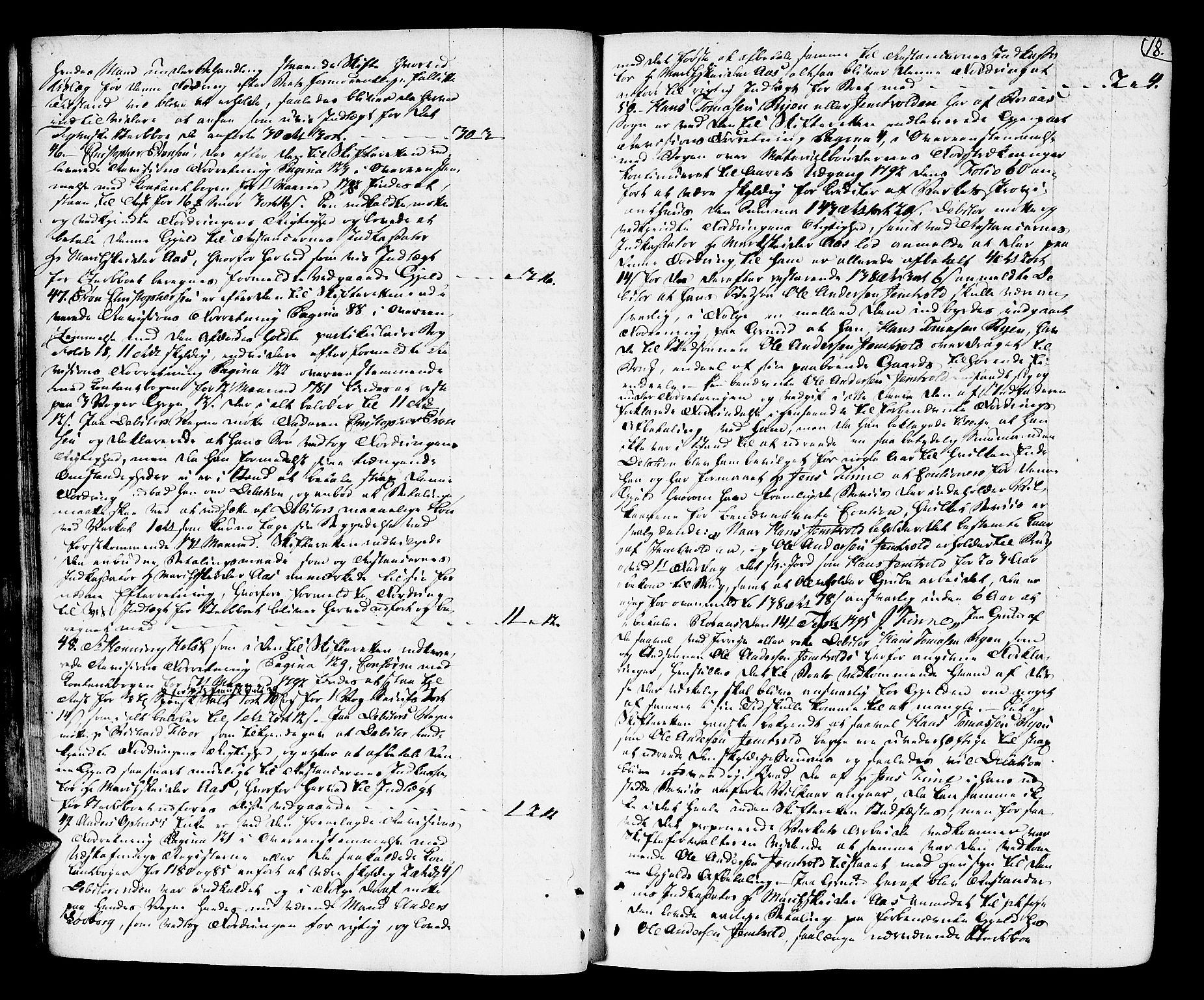 Røros Bergrett, AV/SAT-A-0024/3/3A/L0007: Skifteprotokoll, 1797-1813, p. 17b-18a
