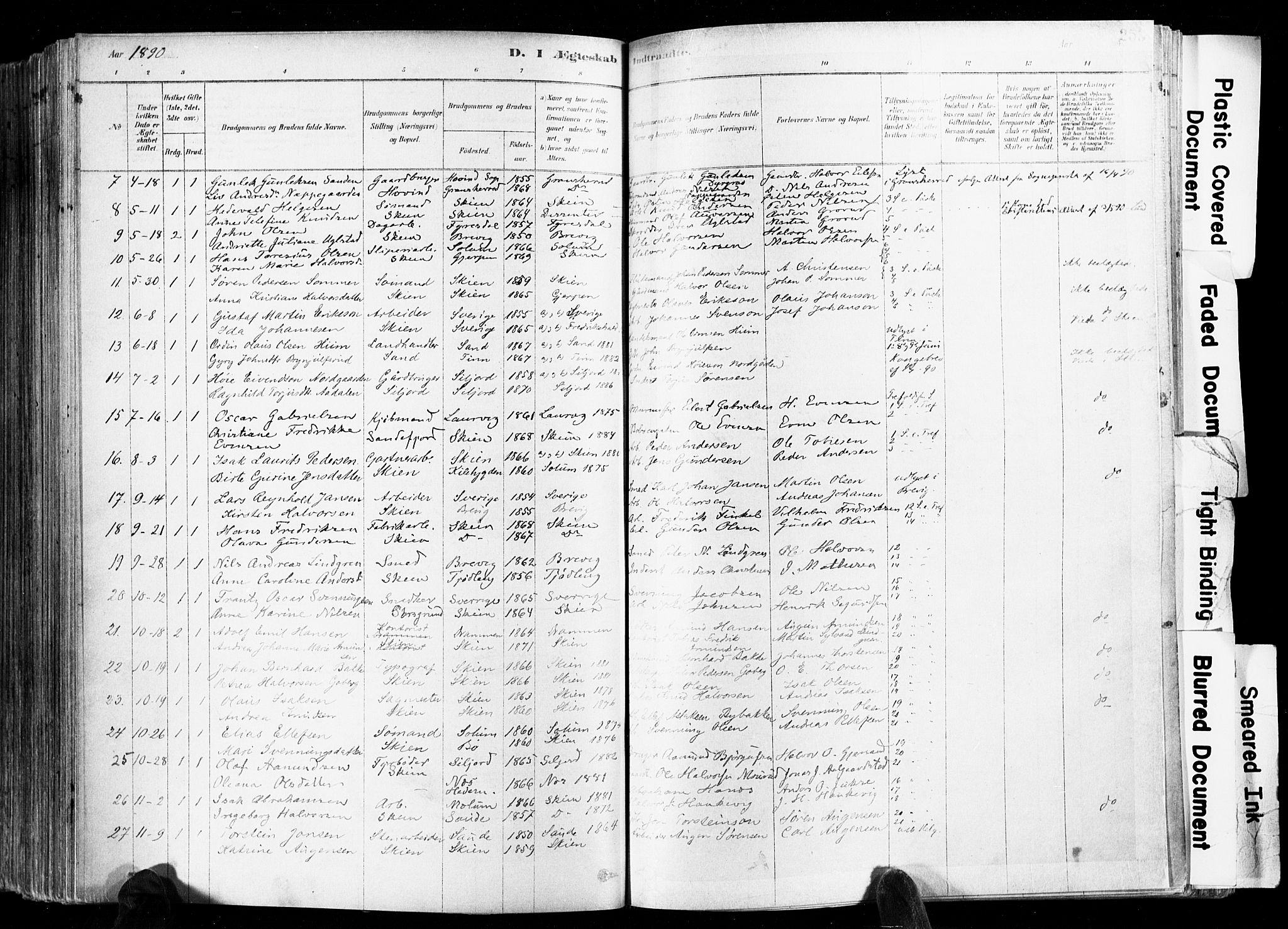 Skien kirkebøker, SAKO/A-302/F/Fa/L0009: Parish register (official) no. 9, 1878-1890, p. 253