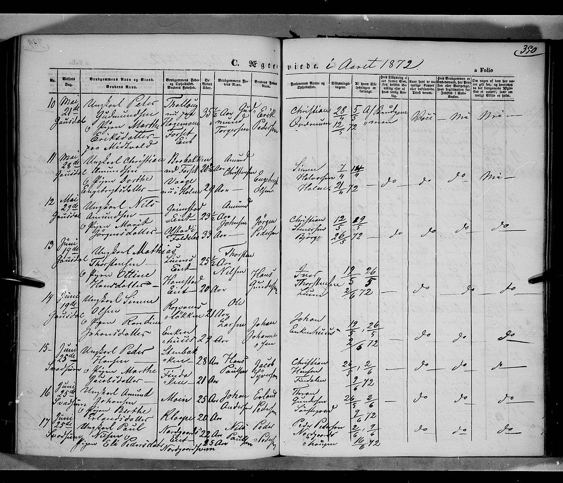 Gausdal prestekontor, SAH/PREST-090/H/Ha/Haa/L0009: Parish register (official) no. 9, 1862-1873, p. 390
