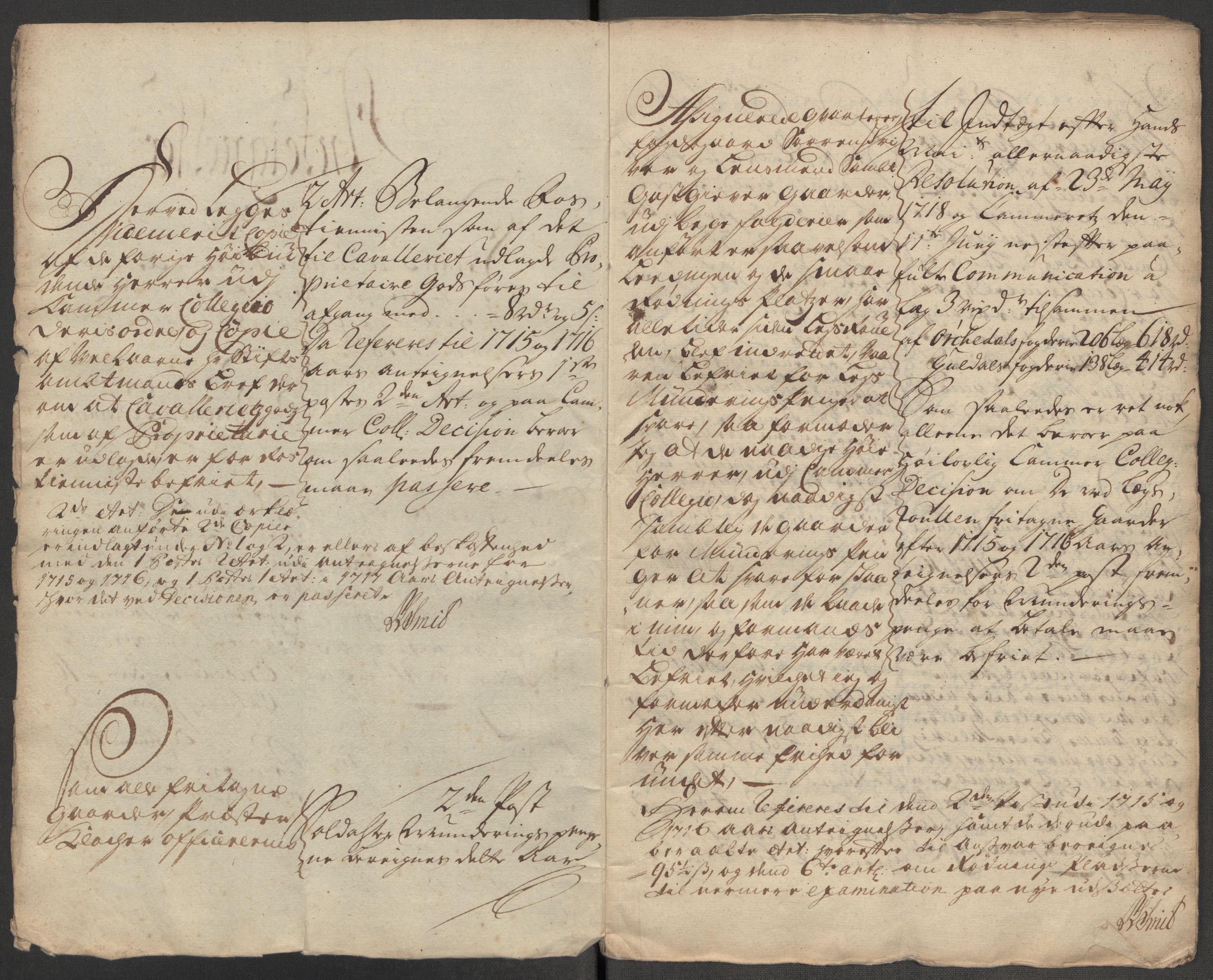 Rentekammeret inntil 1814, Reviderte regnskaper, Fogderegnskap, AV/RA-EA-4092/R60/L3972: Fogderegnskap Orkdal og Gauldal, 1718, p. 329