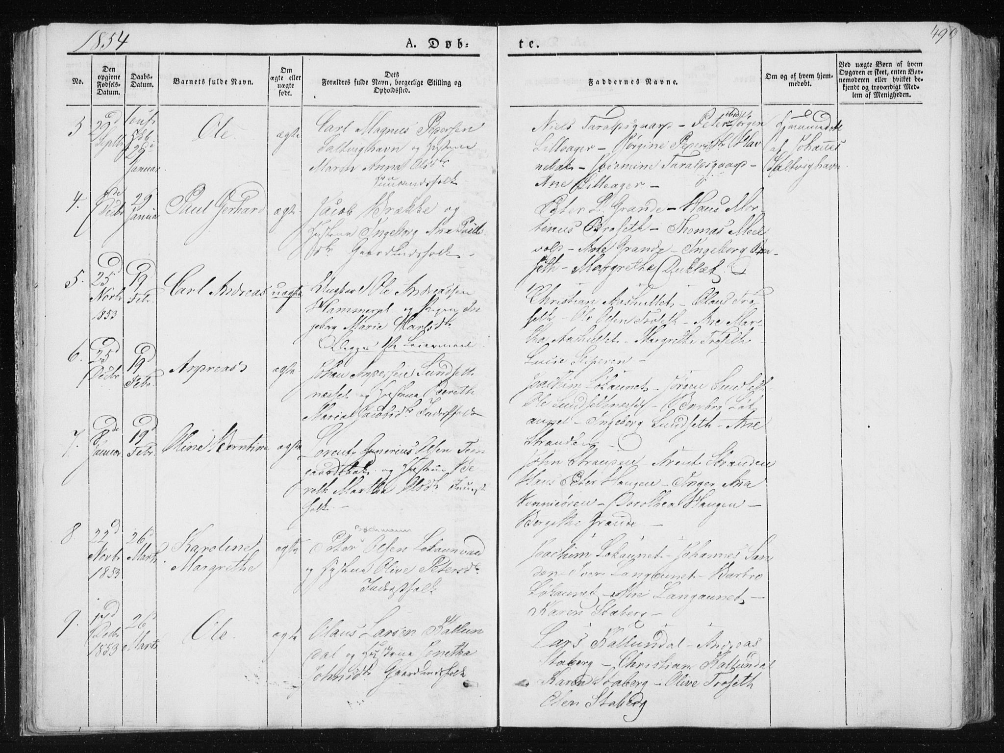 Ministerialprotokoller, klokkerbøker og fødselsregistre - Nord-Trøndelag, SAT/A-1458/733/L0323: Parish register (official) no. 733A02, 1843-1870, p. 49