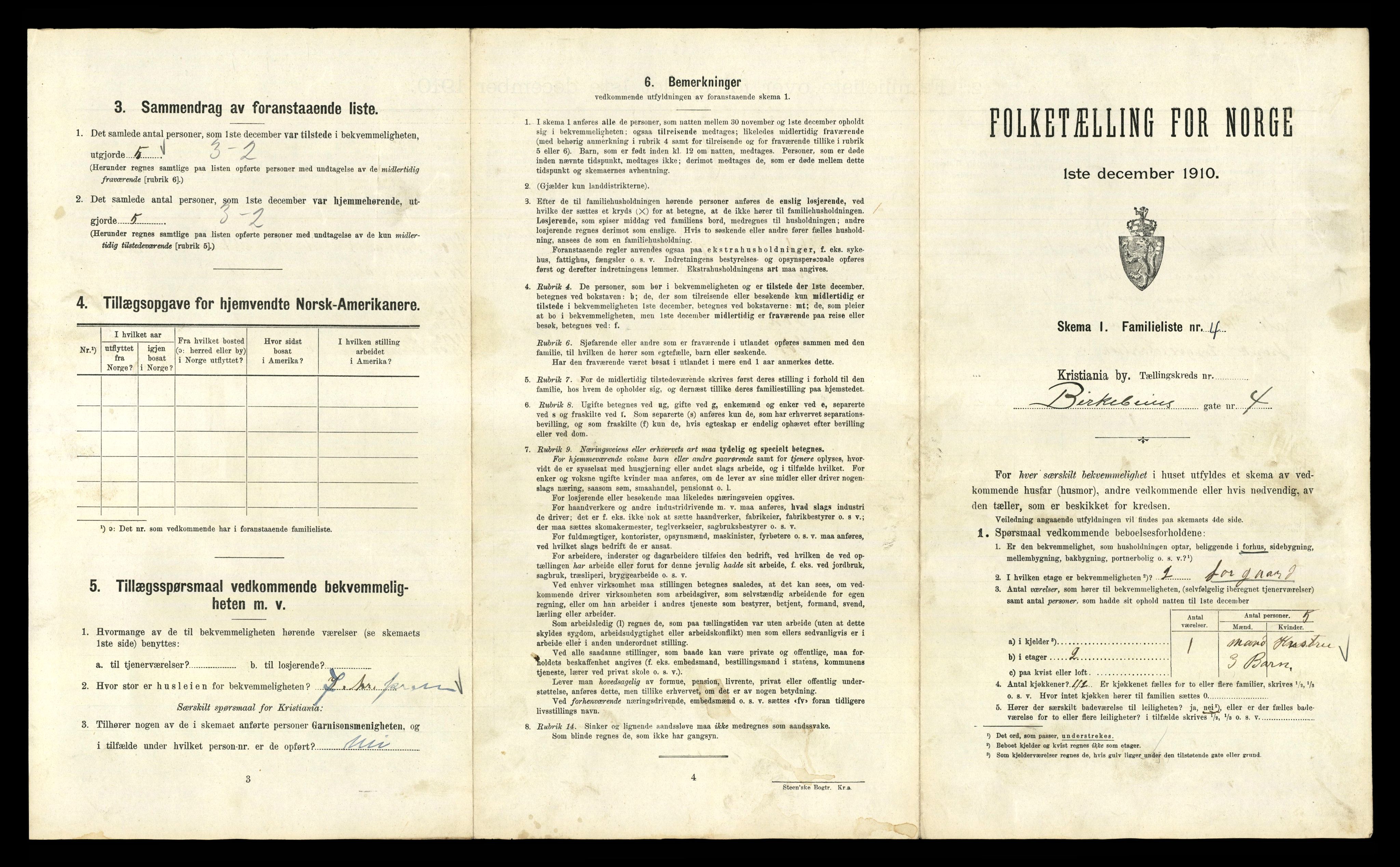 RA, 1910 census for Kristiania, 1910, p. 5789