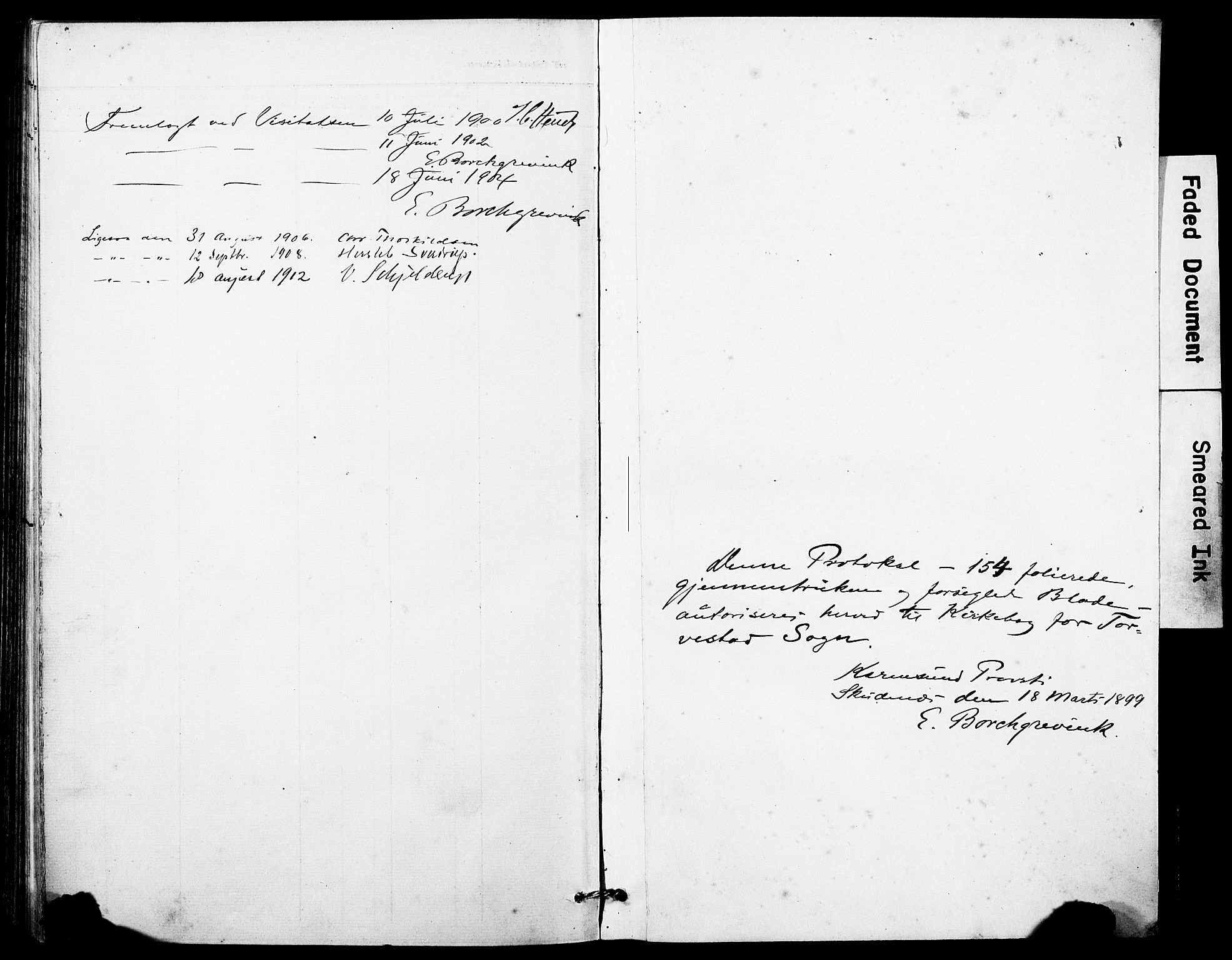 Torvastad sokneprestkontor, SAST/A -101857/H/Ha/Haa/L0017: Parish register (official) no. A 16, 1899-1911