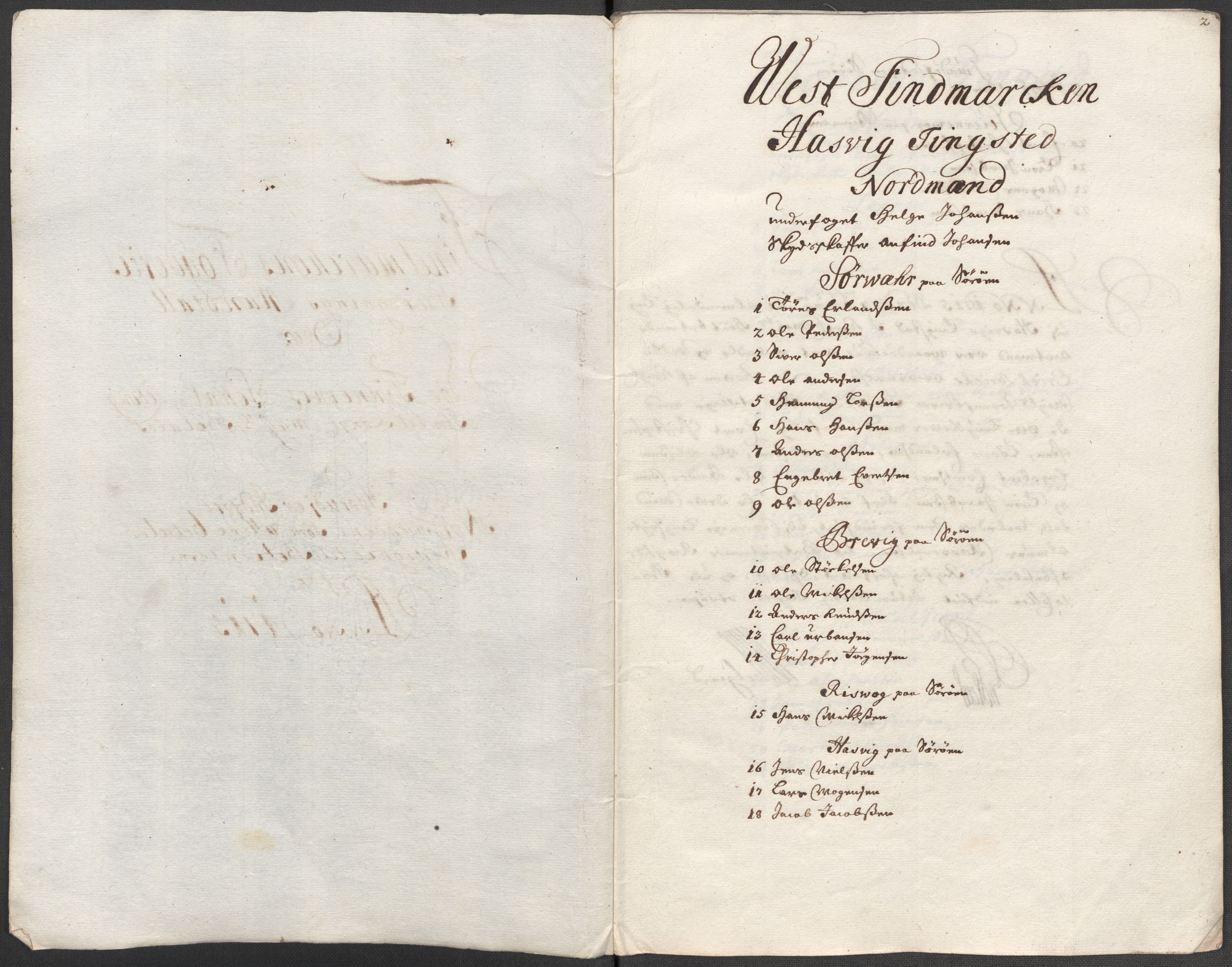 Rentekammeret inntil 1814, Reviderte regnskaper, Fogderegnskap, AV/RA-EA-4092/R69/L4856: Fogderegnskap Finnmark/Vardøhus, 1713-1715, p. 399