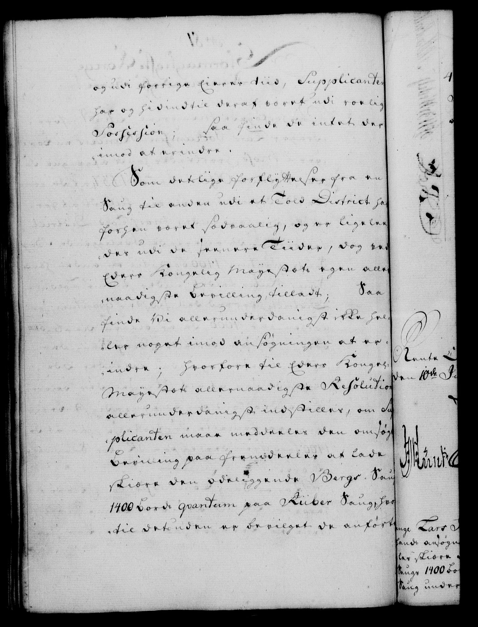 Rentekammeret, Kammerkanselliet, RA/EA-3111/G/Gf/Gfa/L0038: Norsk relasjons- og resolusjonsprotokoll (merket RK 52.38), 1756, p. 405
