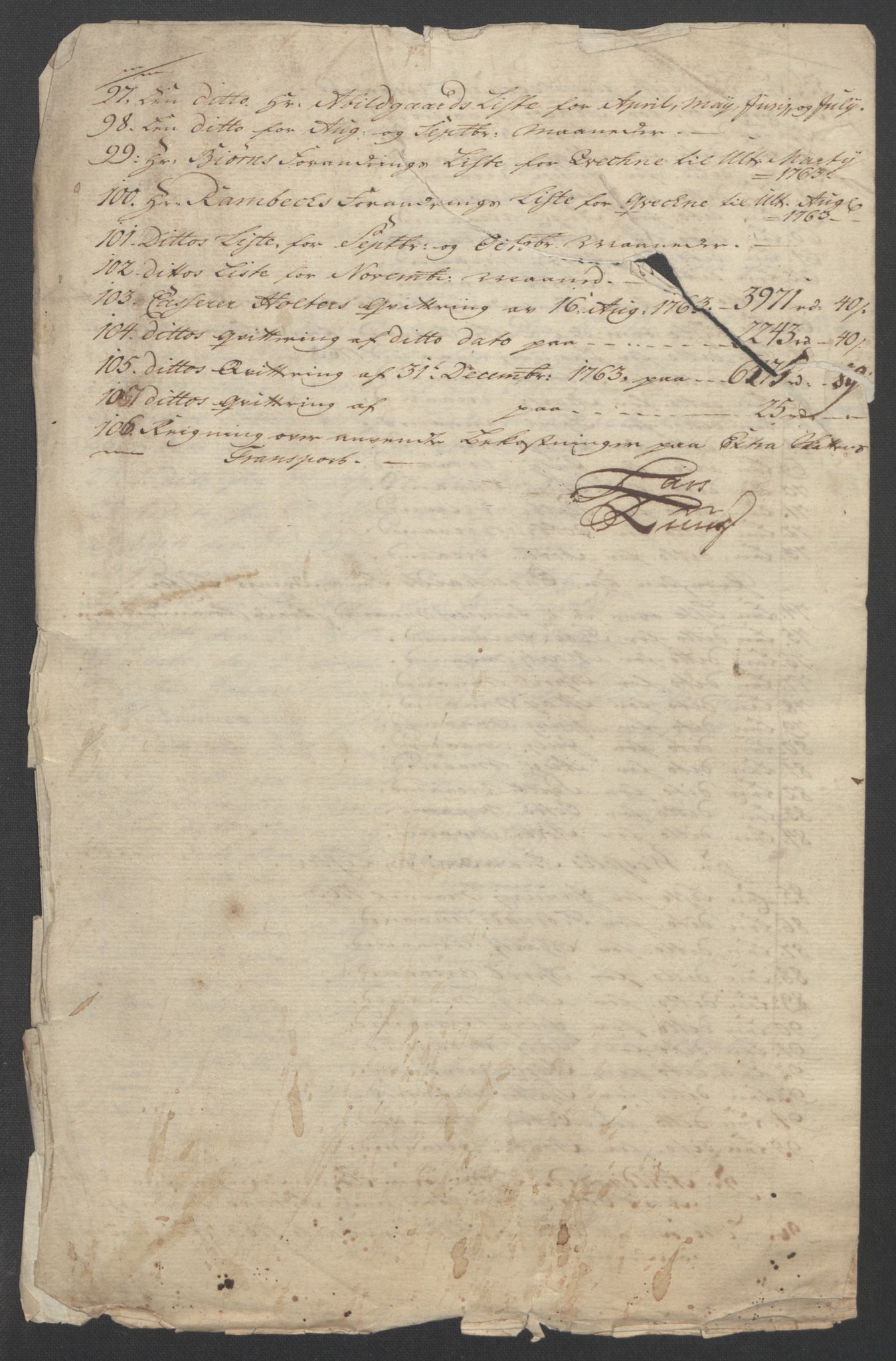 Rentekammeret inntil 1814, Reviderte regnskaper, Fogderegnskap, AV/RA-EA-4092/R14/L0959: Ekstraskatten Solør og Odal, 1763-1770, p. 10