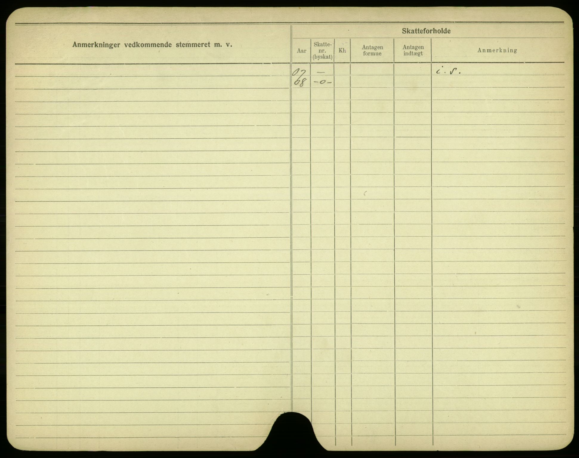 Oslo folkeregister, Registerkort, SAO/A-11715/F/Fa/Fac/L0005: Menn, 1906-1914, p. 852b