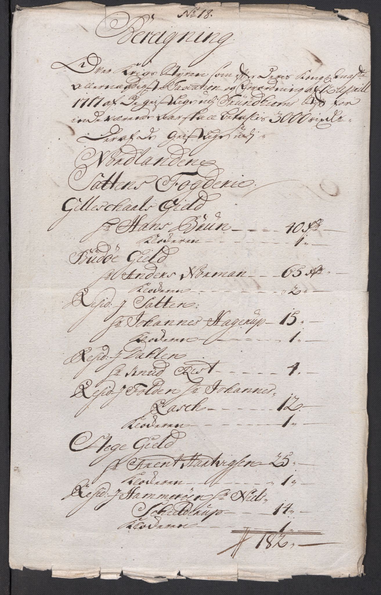 Rentekammeret inntil 1814, Reviderte regnskaper, Fogderegnskap, AV/RA-EA-4092/R66/L4587: Fogderegnskap Salten, 1717, p. 217