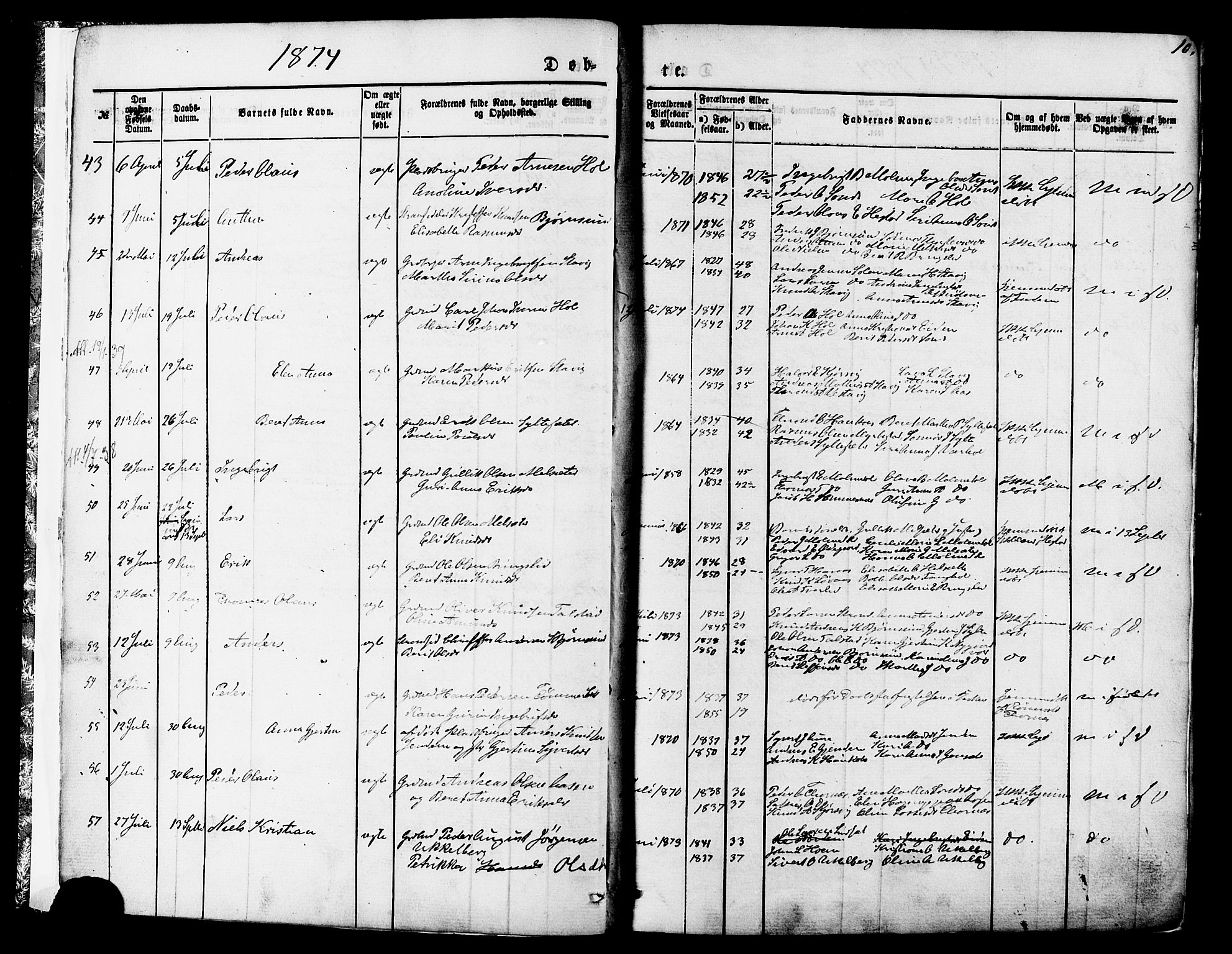 Ministerialprotokoller, klokkerbøker og fødselsregistre - Møre og Romsdal, AV/SAT-A-1454/565/L0749: Parish register (official) no. 565A03, 1871-1886, p. 10