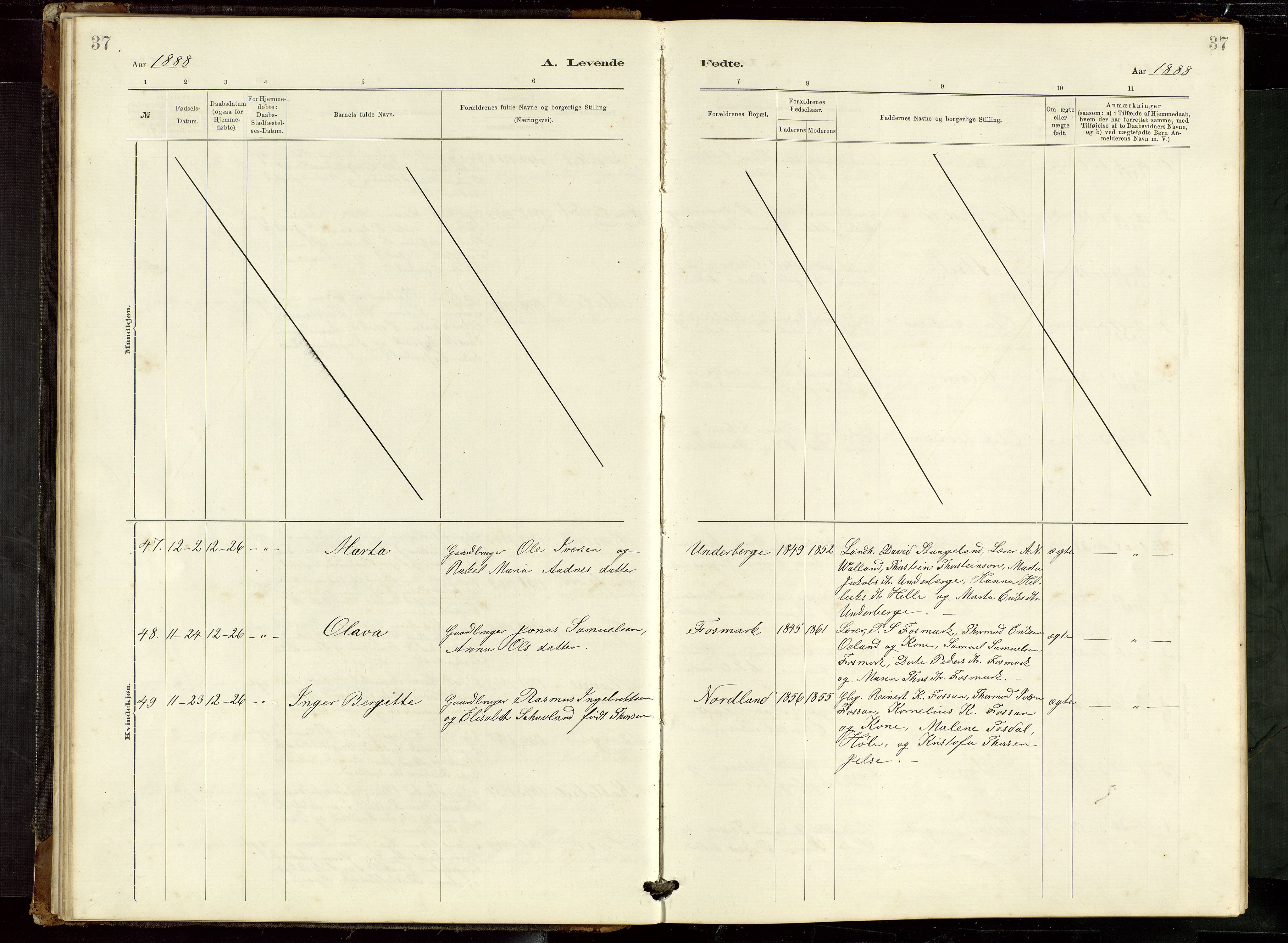 Høgsfjord sokneprestkontor, AV/SAST-A-101624/H/Ha/Hab/L0009: Parish register (copy) no. B 9, 1883-1920, p. 37