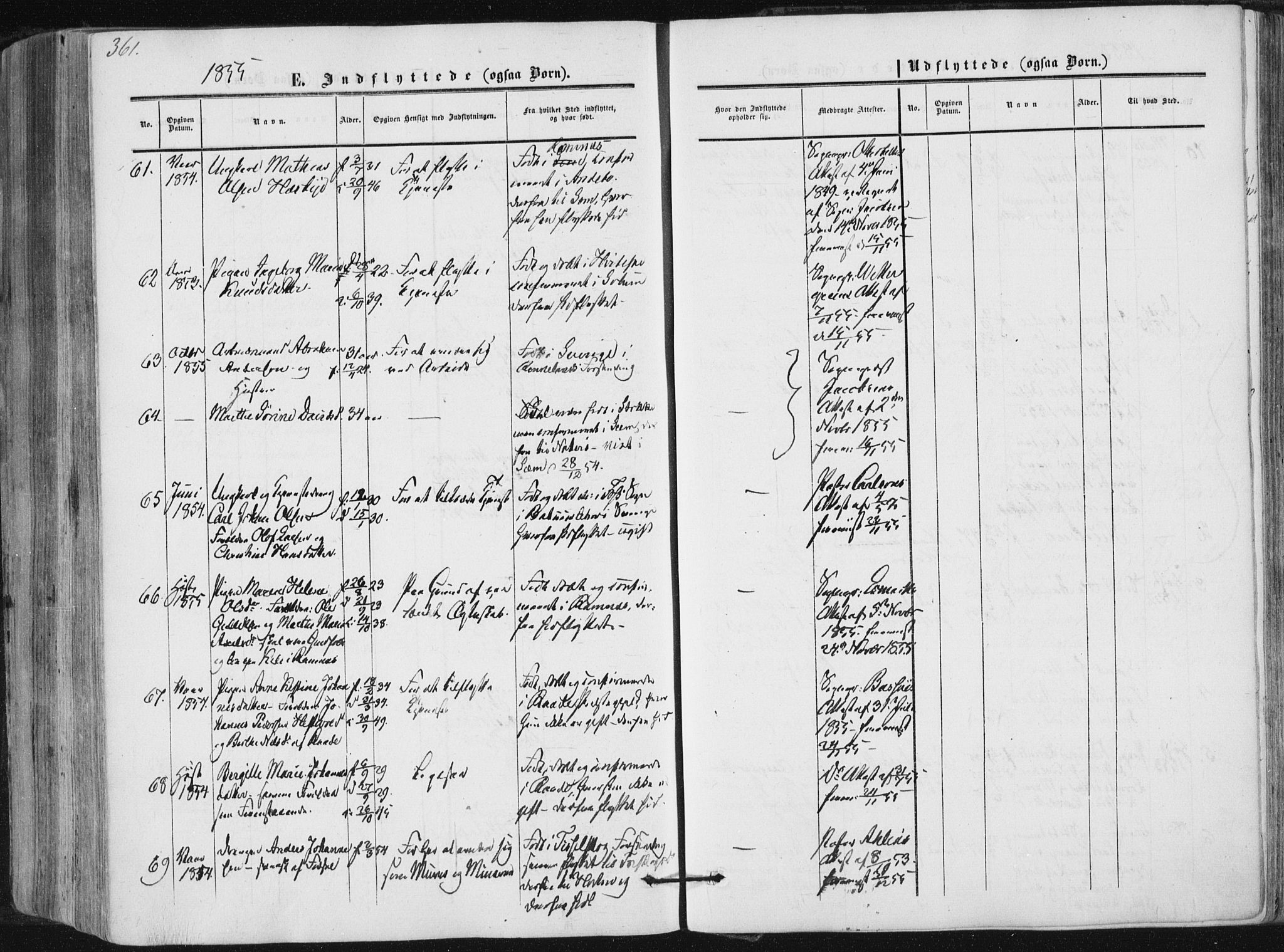 Tønsberg kirkebøker, AV/SAKO-A-330/F/Fa/L0008: Parish register (official) no. I 8, 1855-1864, p. 361