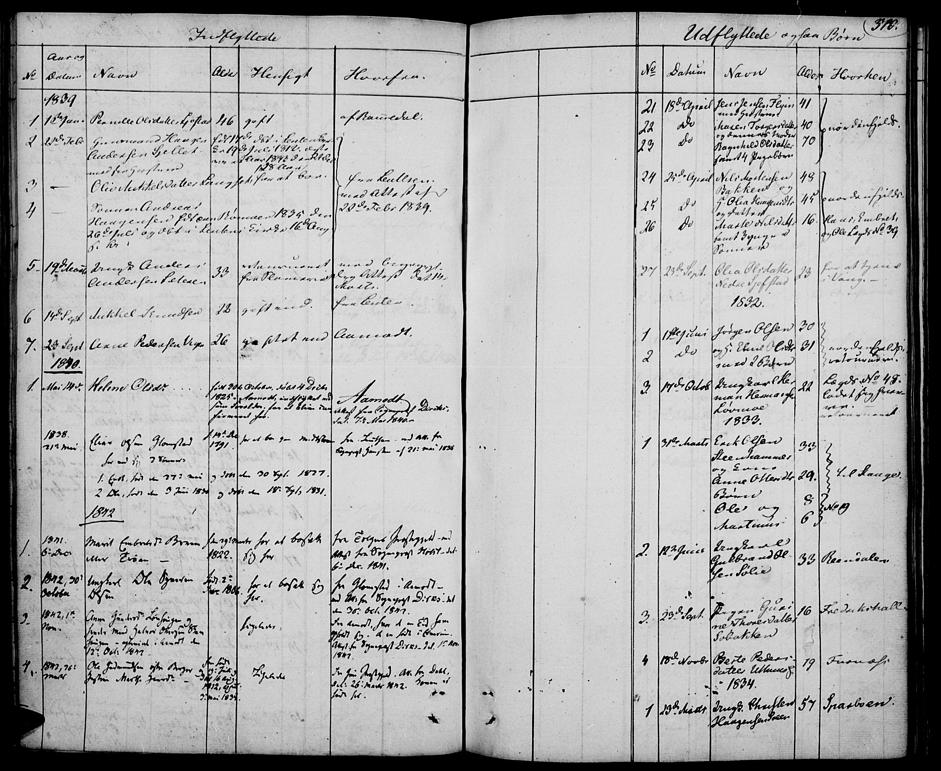 Elverum prestekontor, SAH/PREST-044/H/Ha/Haa/L0008: Parish register (official) no. 8, 1830-1842, p. 370