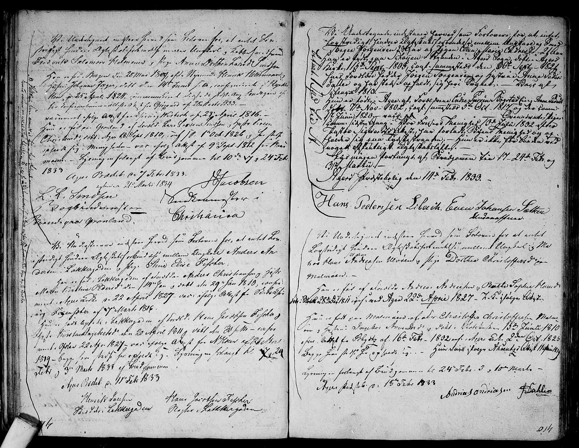 Aker prestekontor kirkebøker, SAO/A-10861/F/L0014b: Parish register (official) no. 14B, 1820-1834