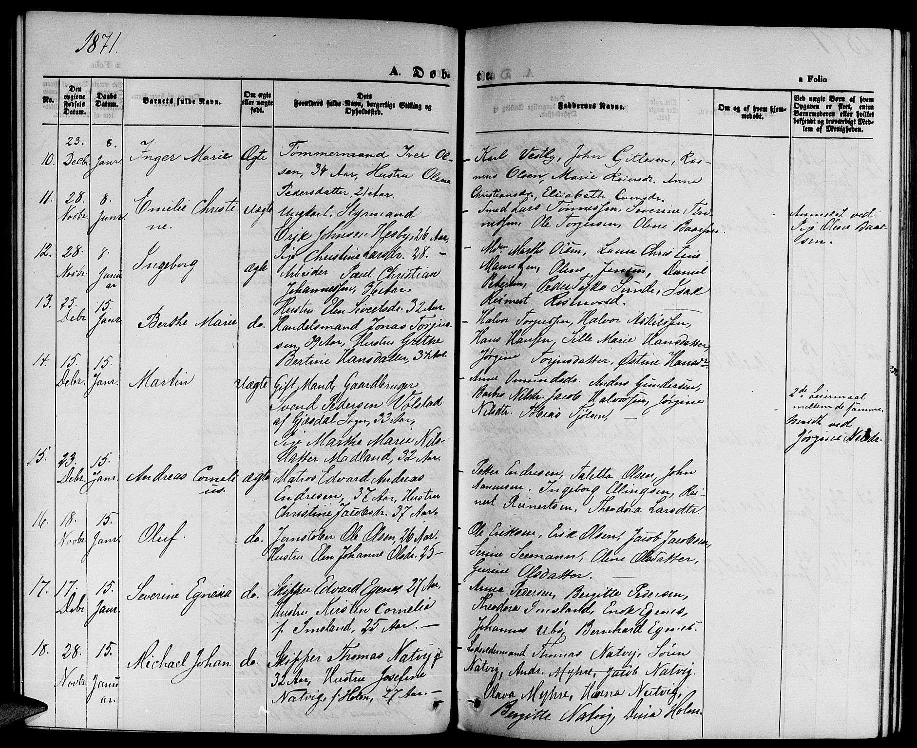 St. Petri sokneprestkontor, AV/SAST-A-101813/001/30/30BB/L0001: Parish register (copy) no. B 1, 1865-1878