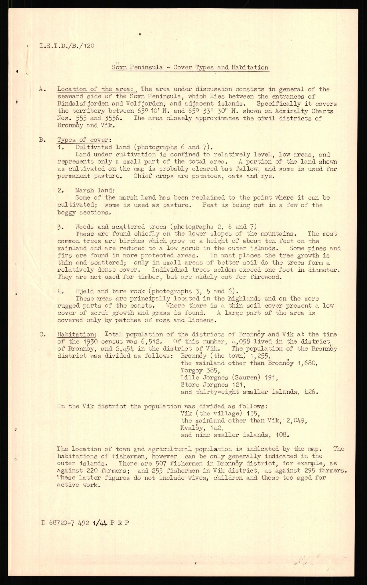 Forsvaret, Forsvarets overkommando II, AV/RA-RAFA-3915/D/Dd/L0011: Nordland I, 1942-1945, p. 349