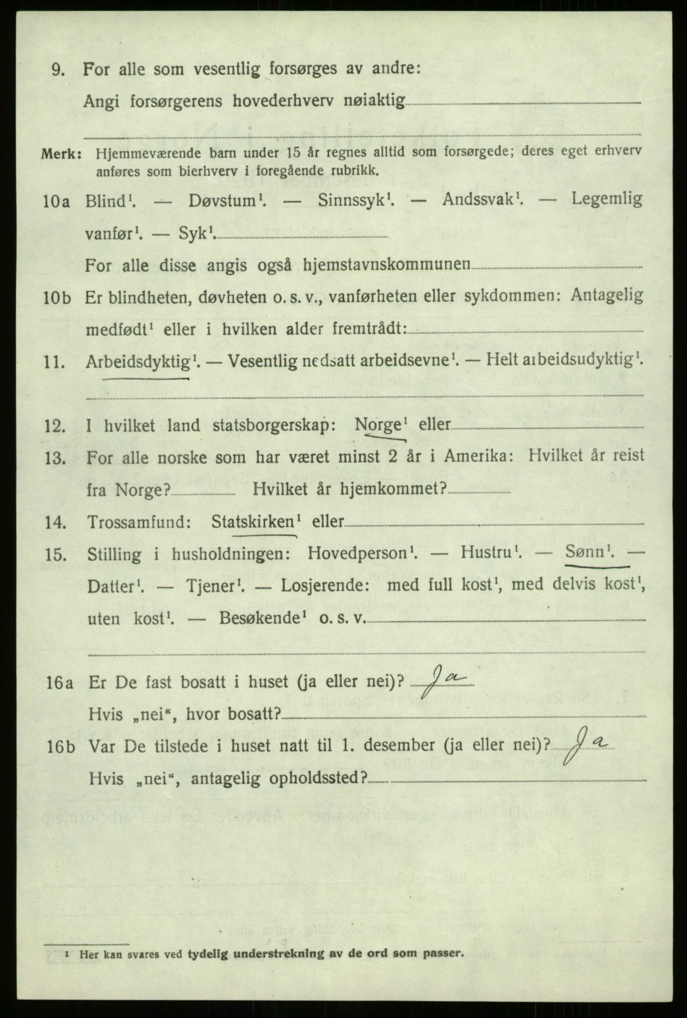 SAB, 1920 census for Luster, 1920, p. 5783