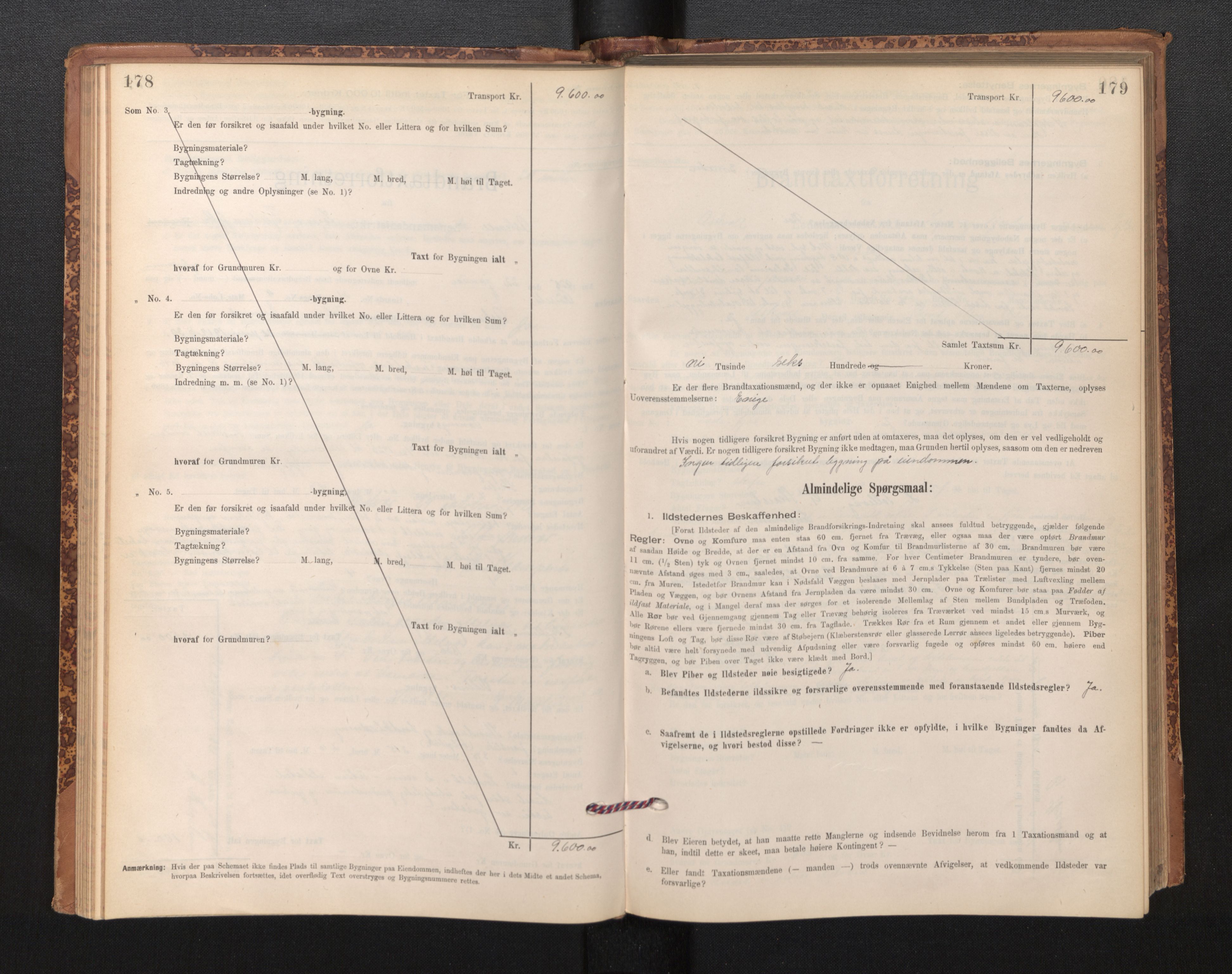 Lensmannen i Askvoll, AV/SAB-A-26301/0012/L0004: Branntakstprotokoll, skjematakst og liste over branntakstmenn, 1895-1932, p. 178-179