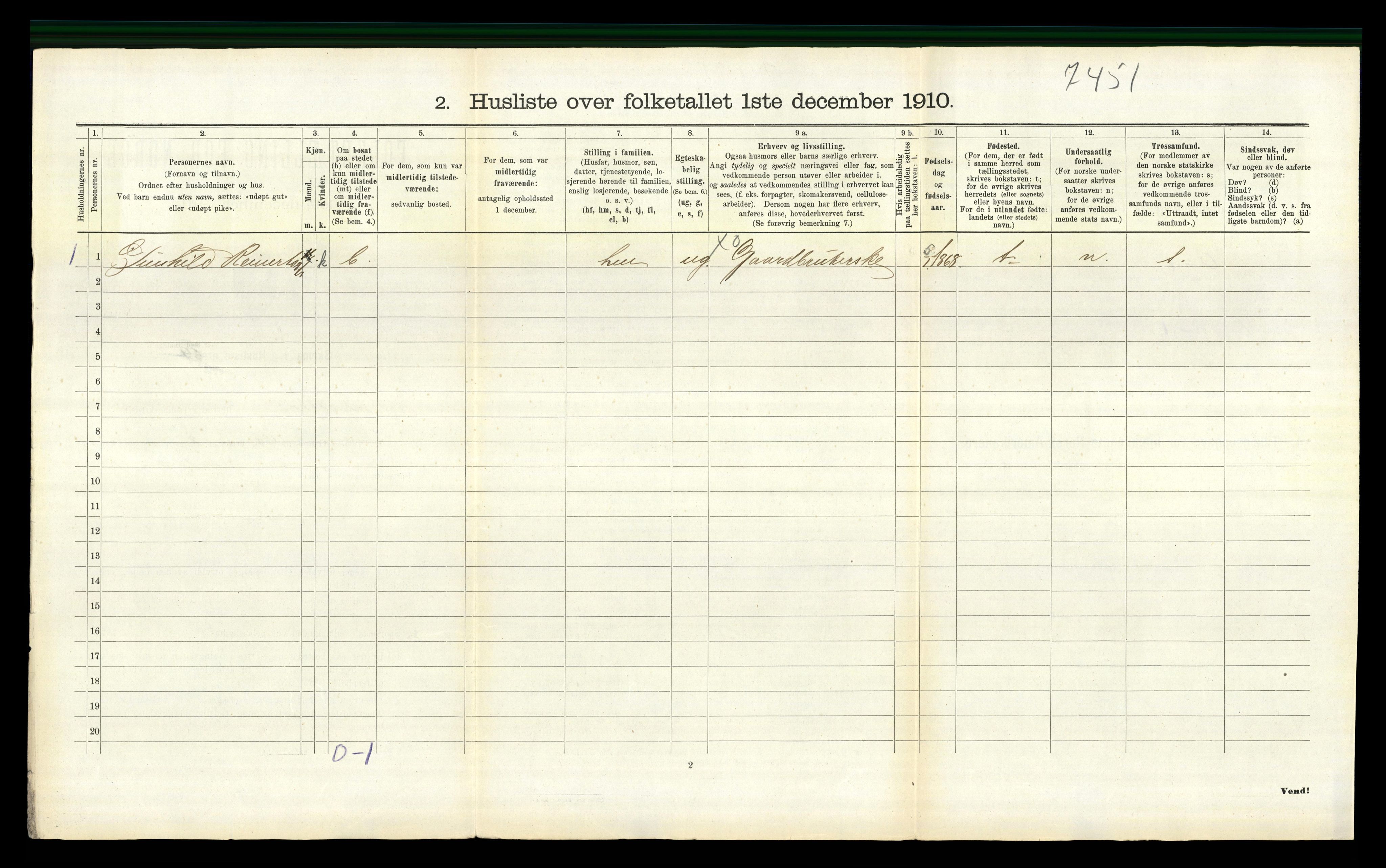 RA, 1910 census for Spangereid, 1910, p. 700