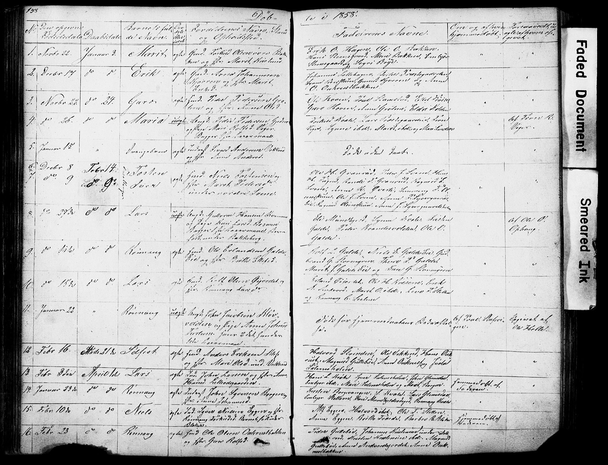 Lom prestekontor, SAH/PREST-070/L/L0012: Parish register (copy) no. 12, 1845-1873, p. 138-139