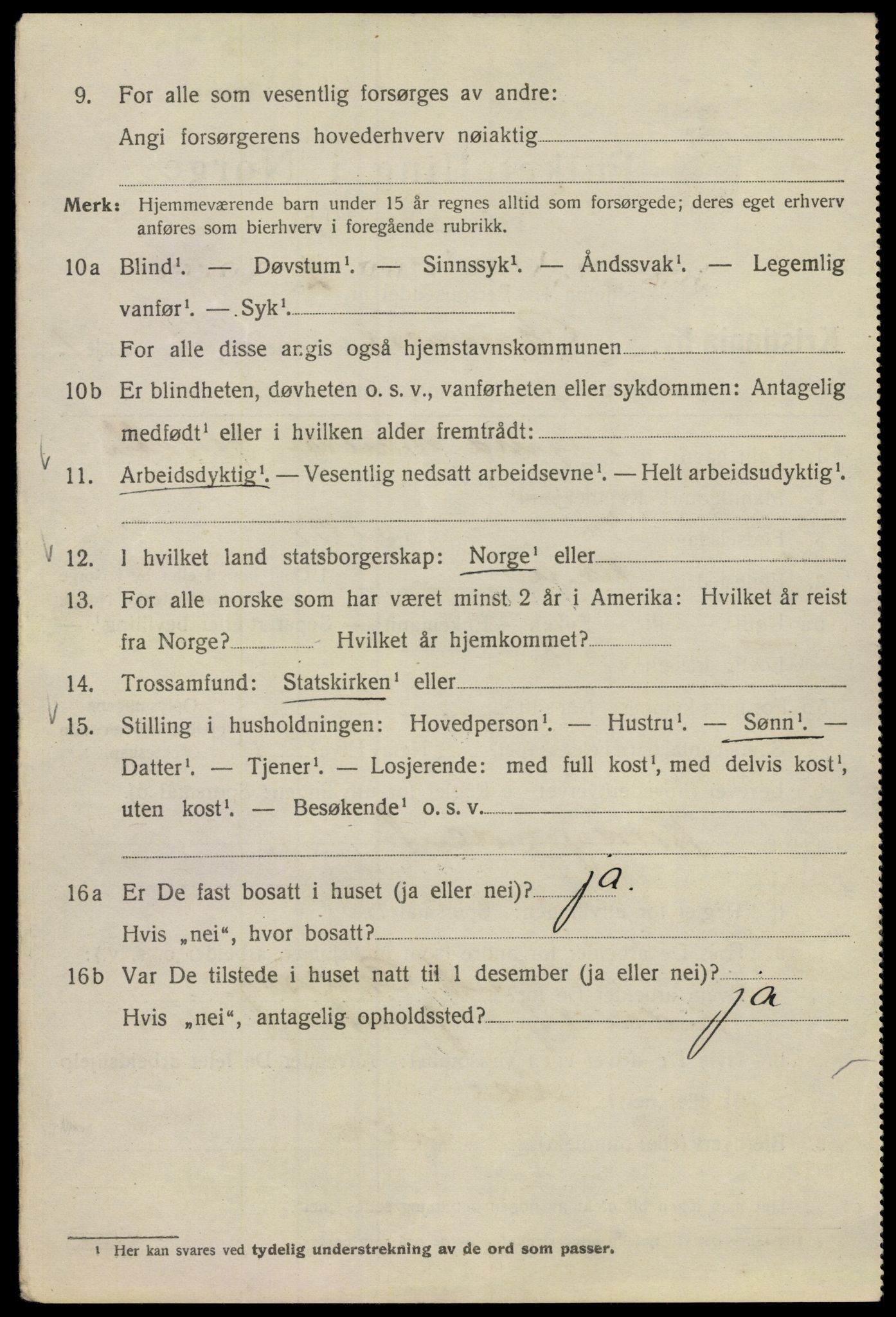 SAO, 1920 census for Kristiania, 1920, p. 259056