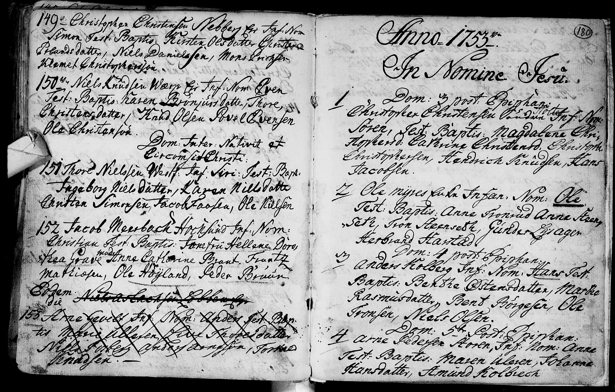 Eiker kirkebøker, SAKO/A-4/F/Fa/L0003: Parish register (official) no. I 3, 1724-1753, p. 180