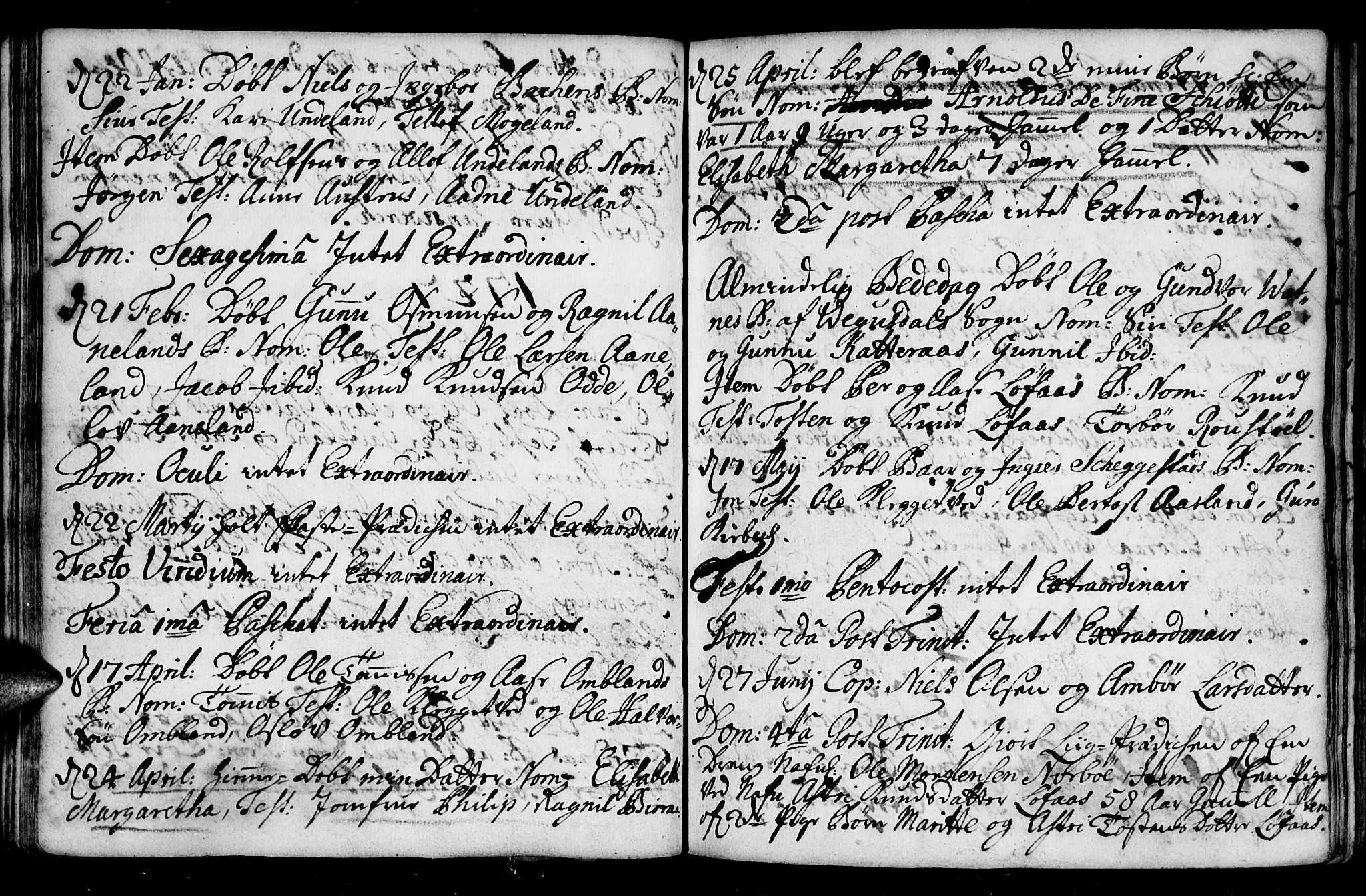 Evje sokneprestkontor, AV/SAK-1111-0008/F/Fa/Faa/L0001: Parish register (official) no. A 1, 1705-1760, p. 50