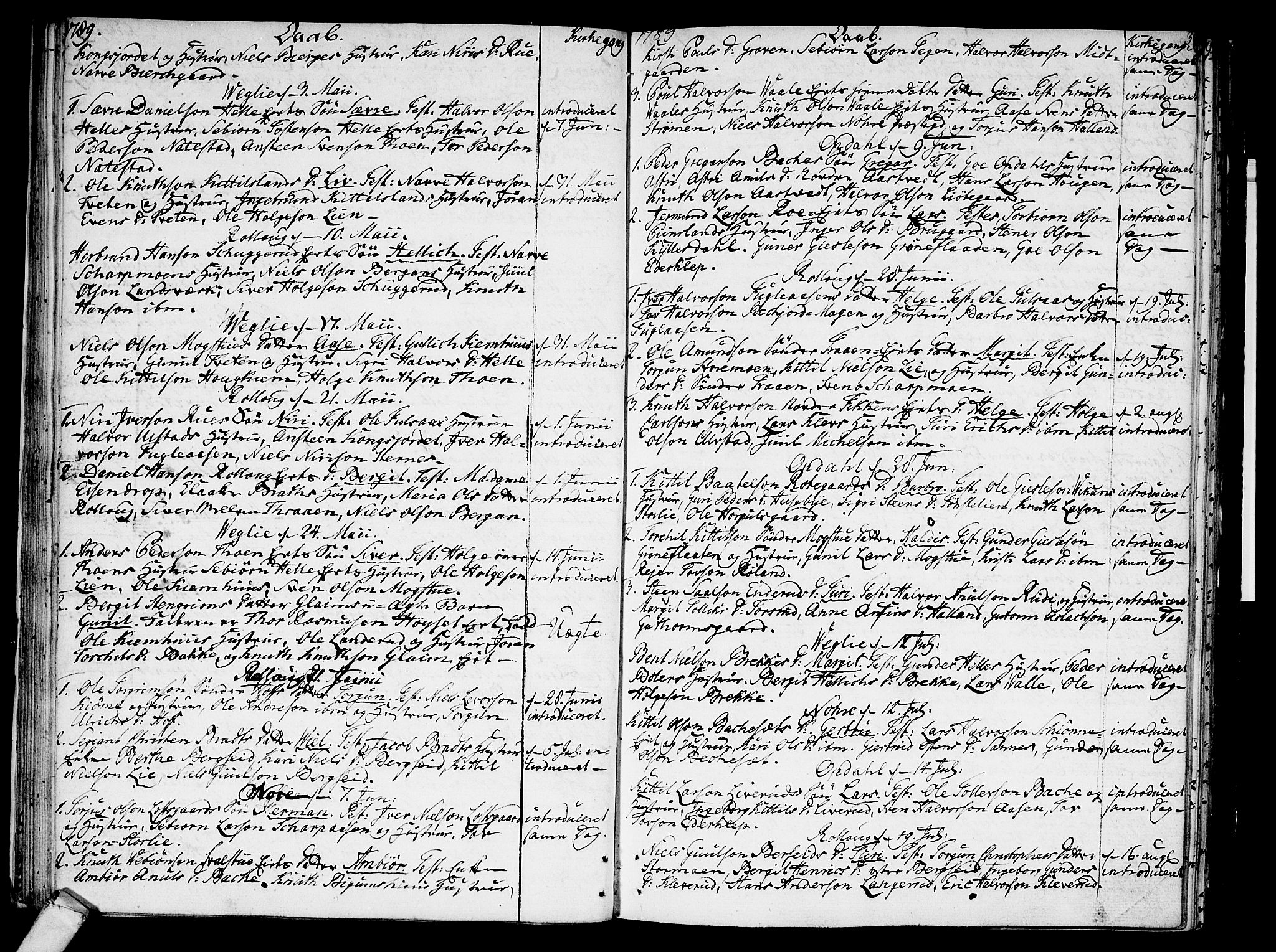 Rollag kirkebøker, AV/SAKO-A-240/F/Fa/L0004: Parish register (official) no. I 4, 1778-1792, p. 39