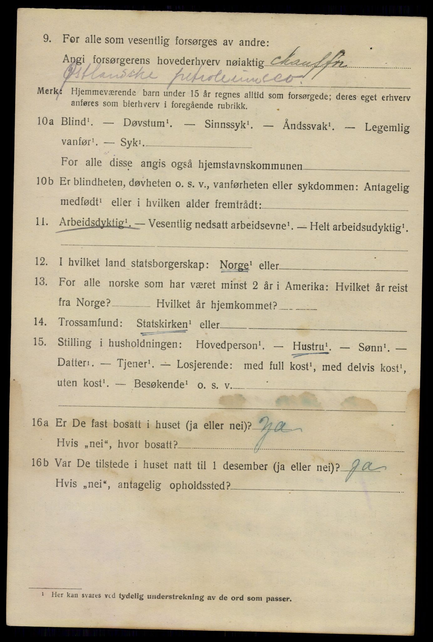 SAO, 1920 census for Aker, 1920, p. 86383