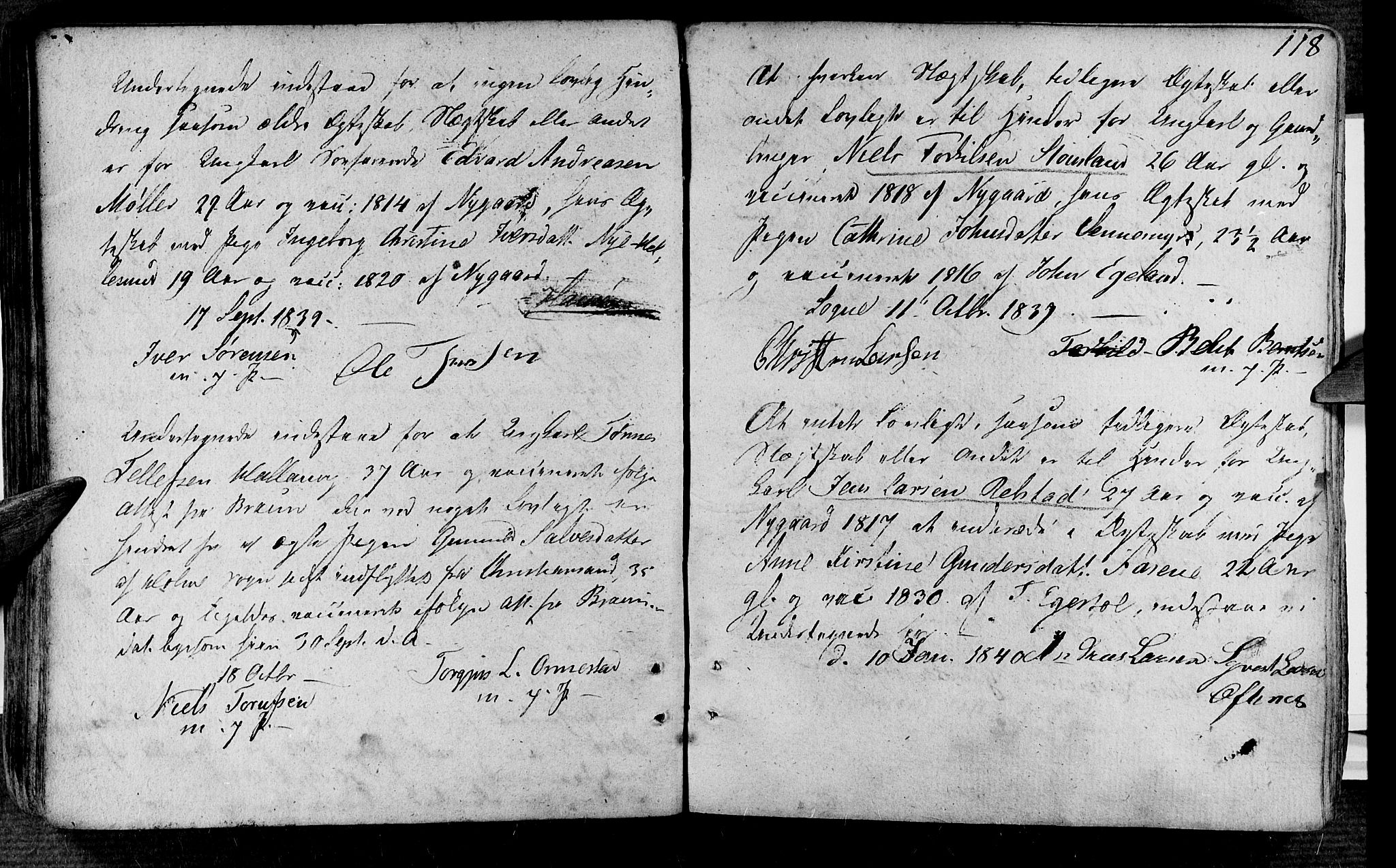 Søgne sokneprestkontor, SAK/1111-0037/F/Fa/Fab/L0007: Parish register (official) no. A 7, 1791-1851, p. 118
