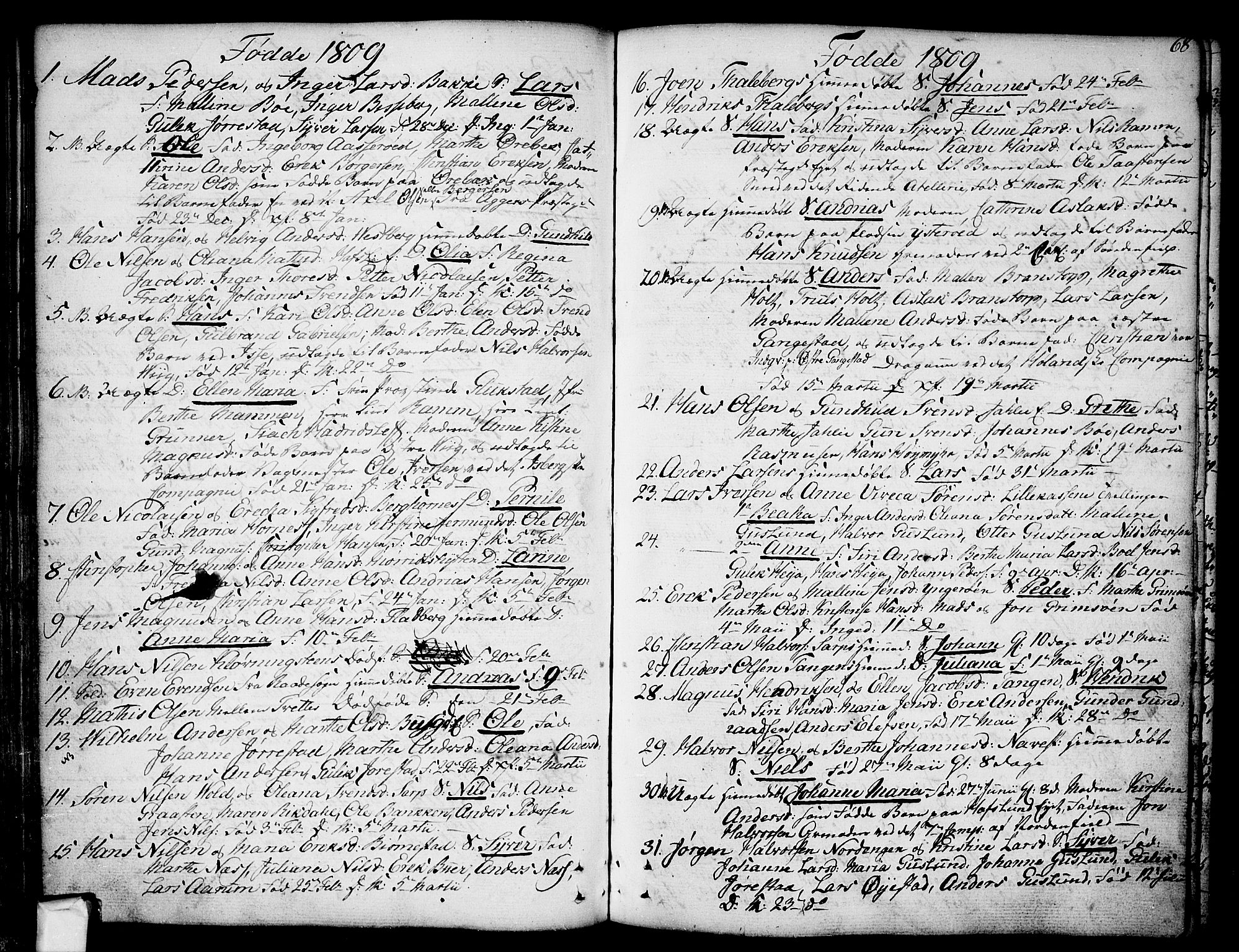 Skjeberg prestekontor Kirkebøker, SAO/A-10923/F/Fa/L0003: Parish register (official) no. I 3, 1792-1814, p. 68