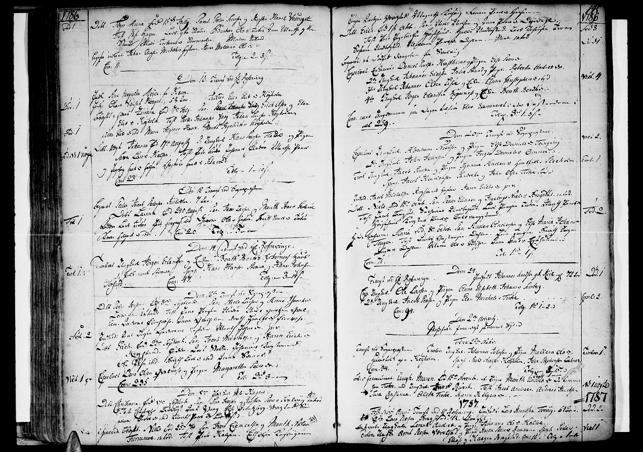 Ministerialprotokoller, klokkerbøker og fødselsregistre - Nordland, SAT/A-1459/830/L0440: Parish register (official) no. 830A07 /2, 1776-1800, p. 145