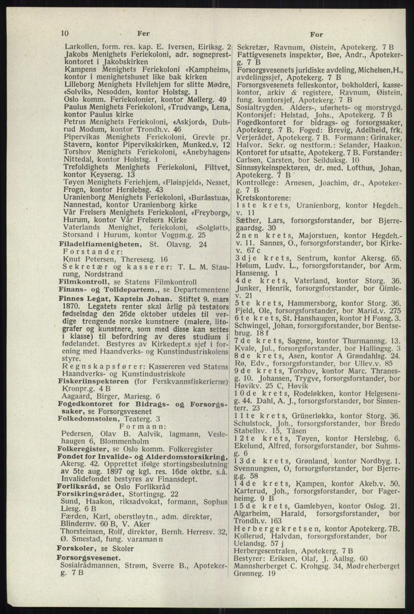 Kristiania/Oslo adressebok, PUBL/-, 1941, p. 10
