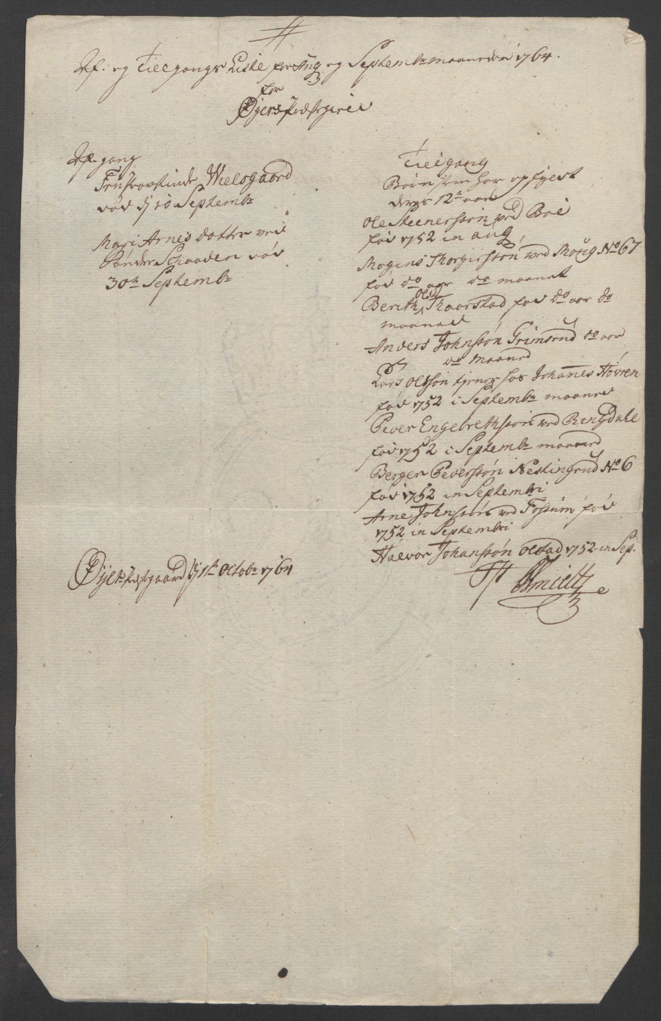 Rentekammeret inntil 1814, Reviderte regnskaper, Fogderegnskap, RA/EA-4092/R17/L1266: Ekstraskatten Gudbrandsdal, 1762-1766, p. 369