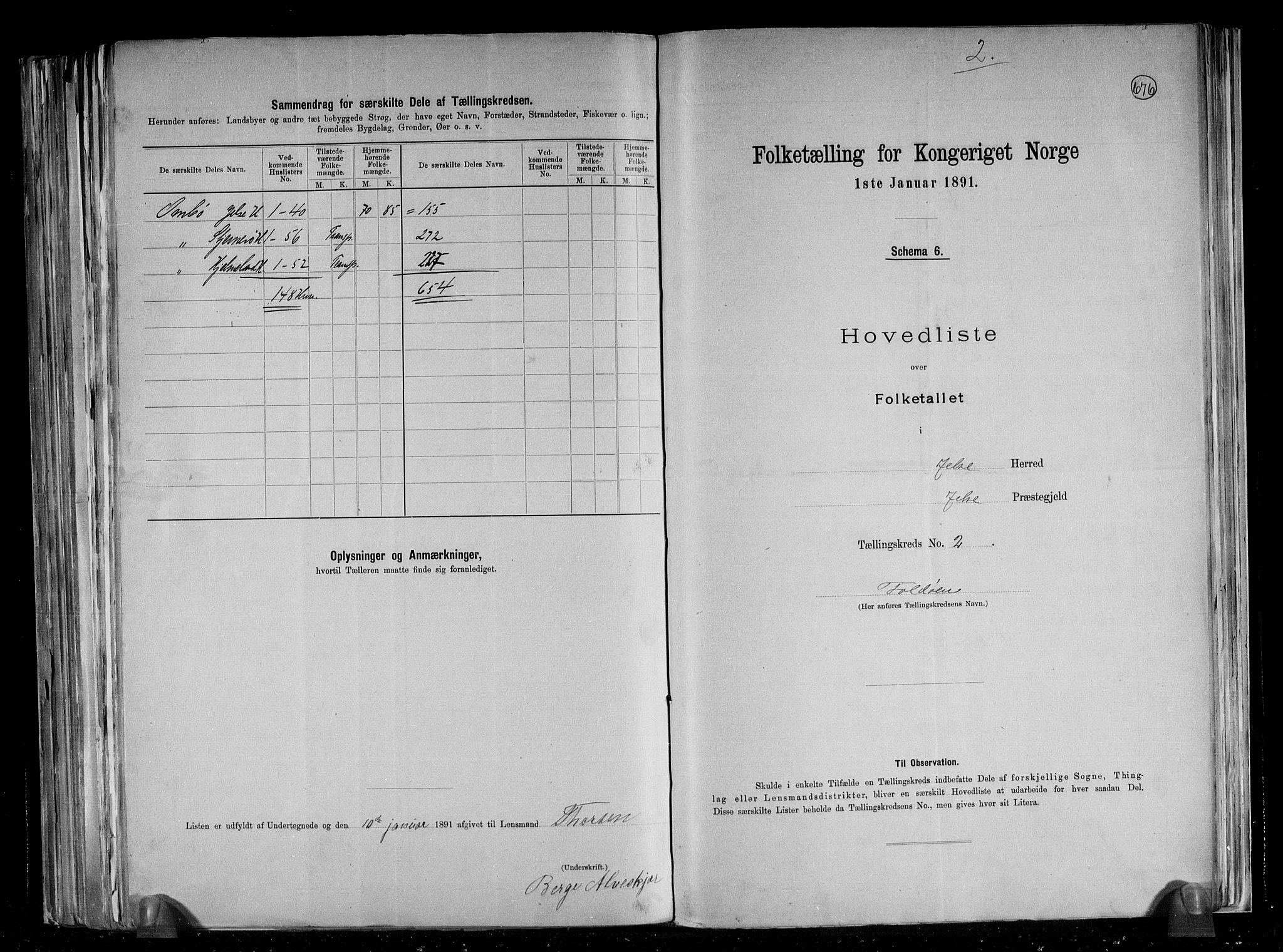 RA, 1891 census for 1138 Jelsa, 1891, p. 7