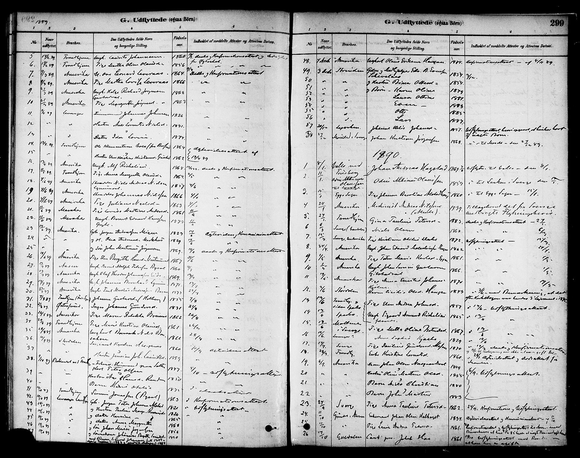 Ministerialprotokoller, klokkerbøker og fødselsregistre - Nord-Trøndelag, SAT/A-1458/717/L0159: Parish register (official) no. 717A09, 1878-1898, p. 299