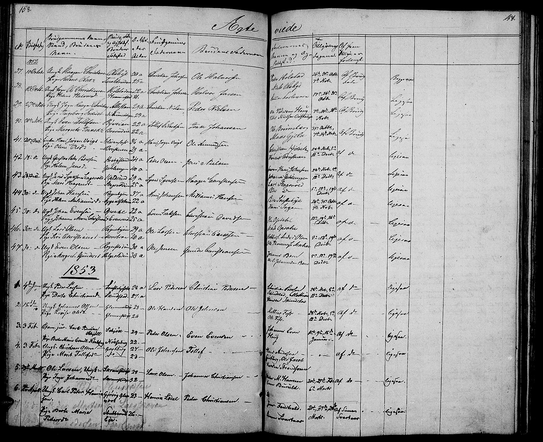 Østre Toten prestekontor, SAH/PREST-104/H/Ha/Hab/L0003: Parish register (copy) no. 3, 1848-1857, p. 158
