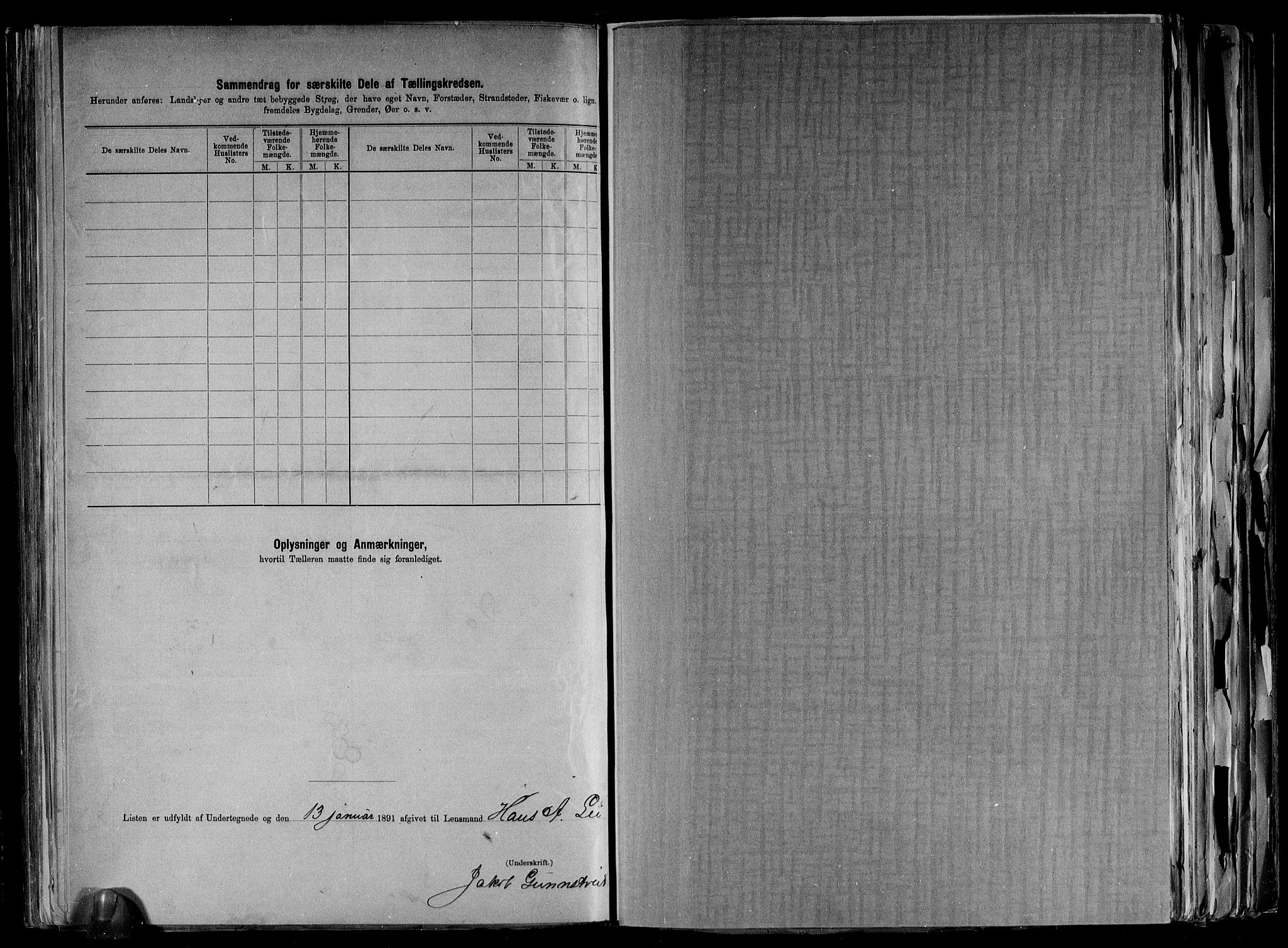 RA, 1891 census for 1016 Øvrebø og Hægeland, 1891, p. 26