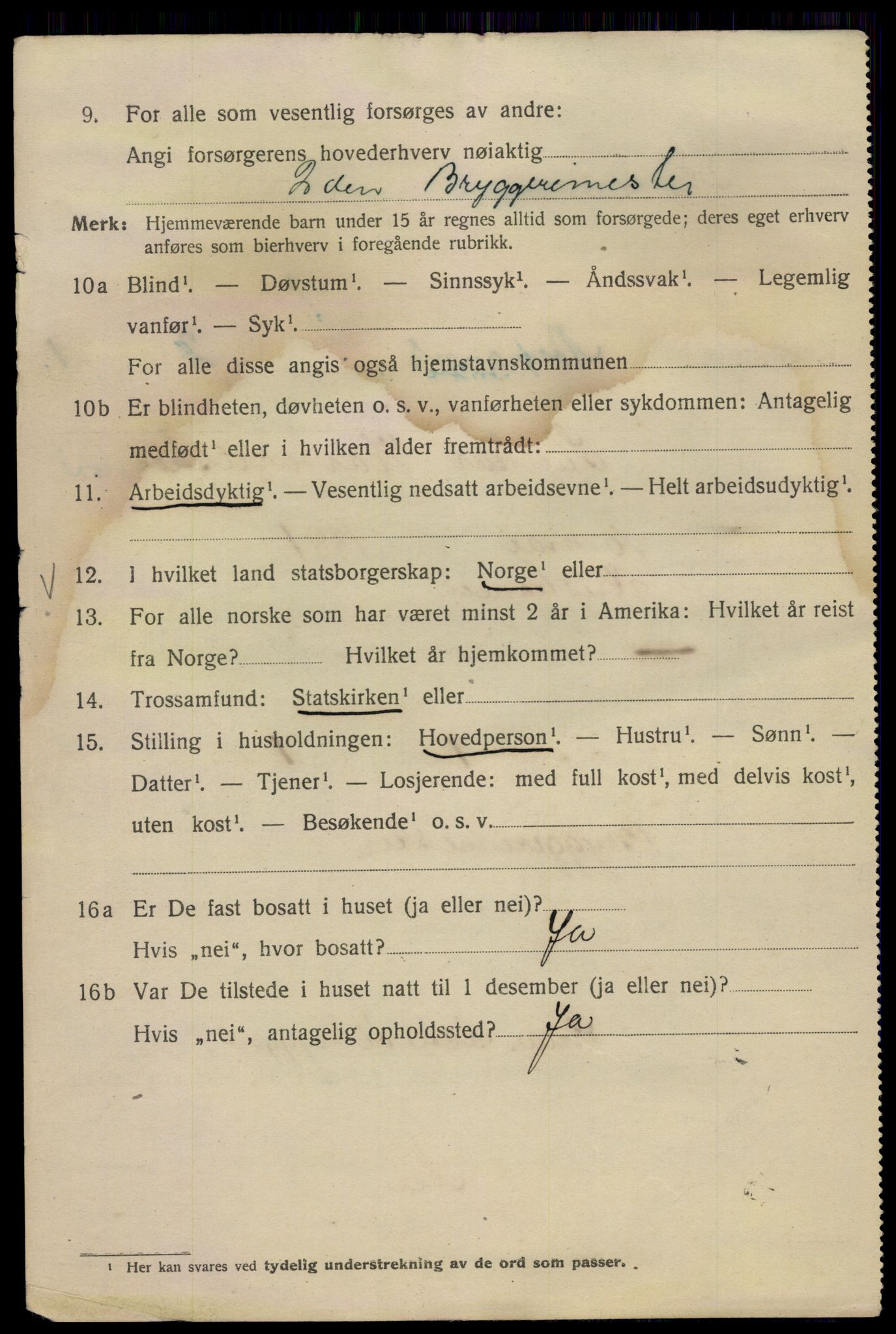 SAO, 1920 census for Kristiania, 1920, p. 425754