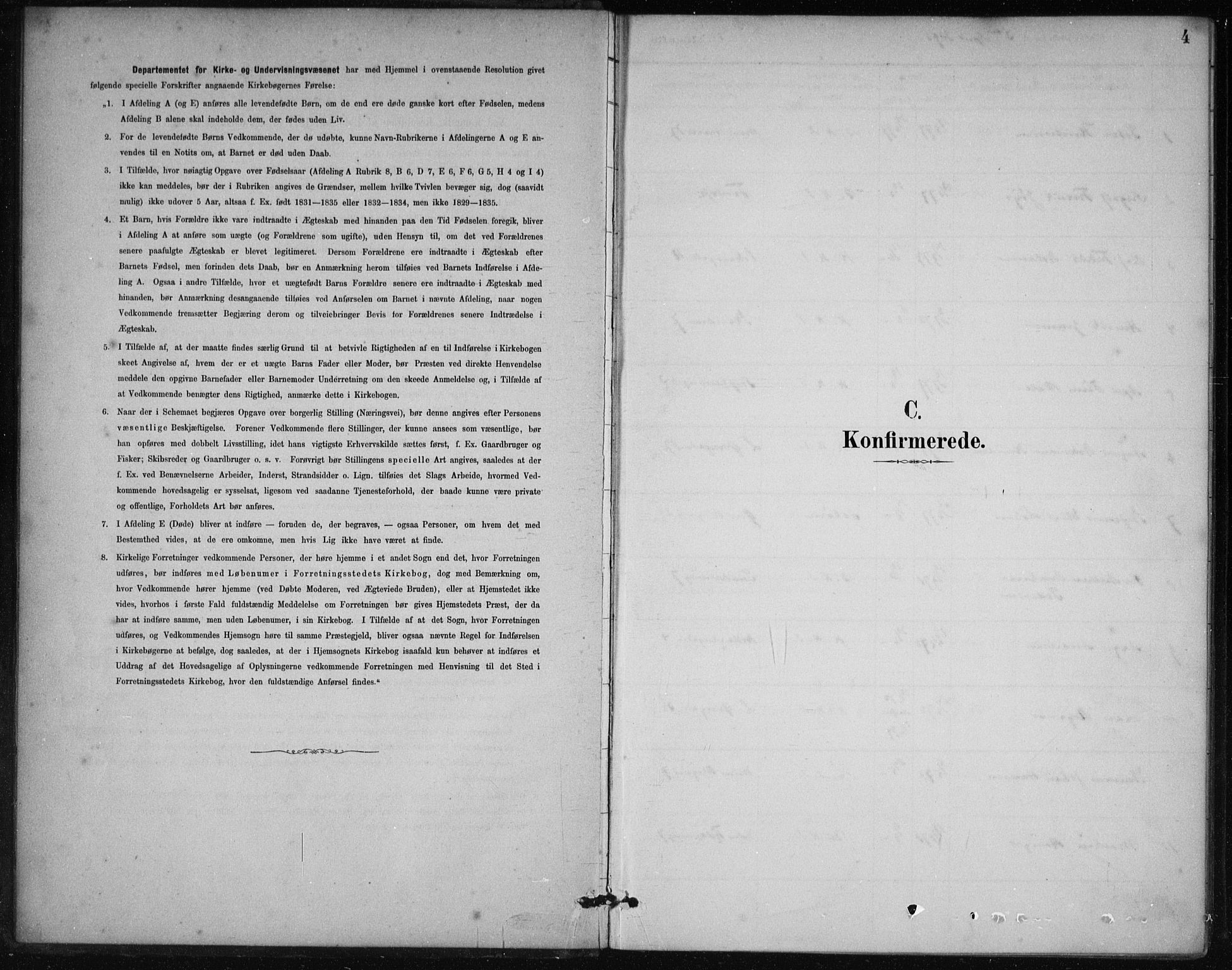 Korskirken sokneprestembete, SAB/A-76101/H/Hab: Parish register (copy) no. C 4, 1893-1905, p. 4
