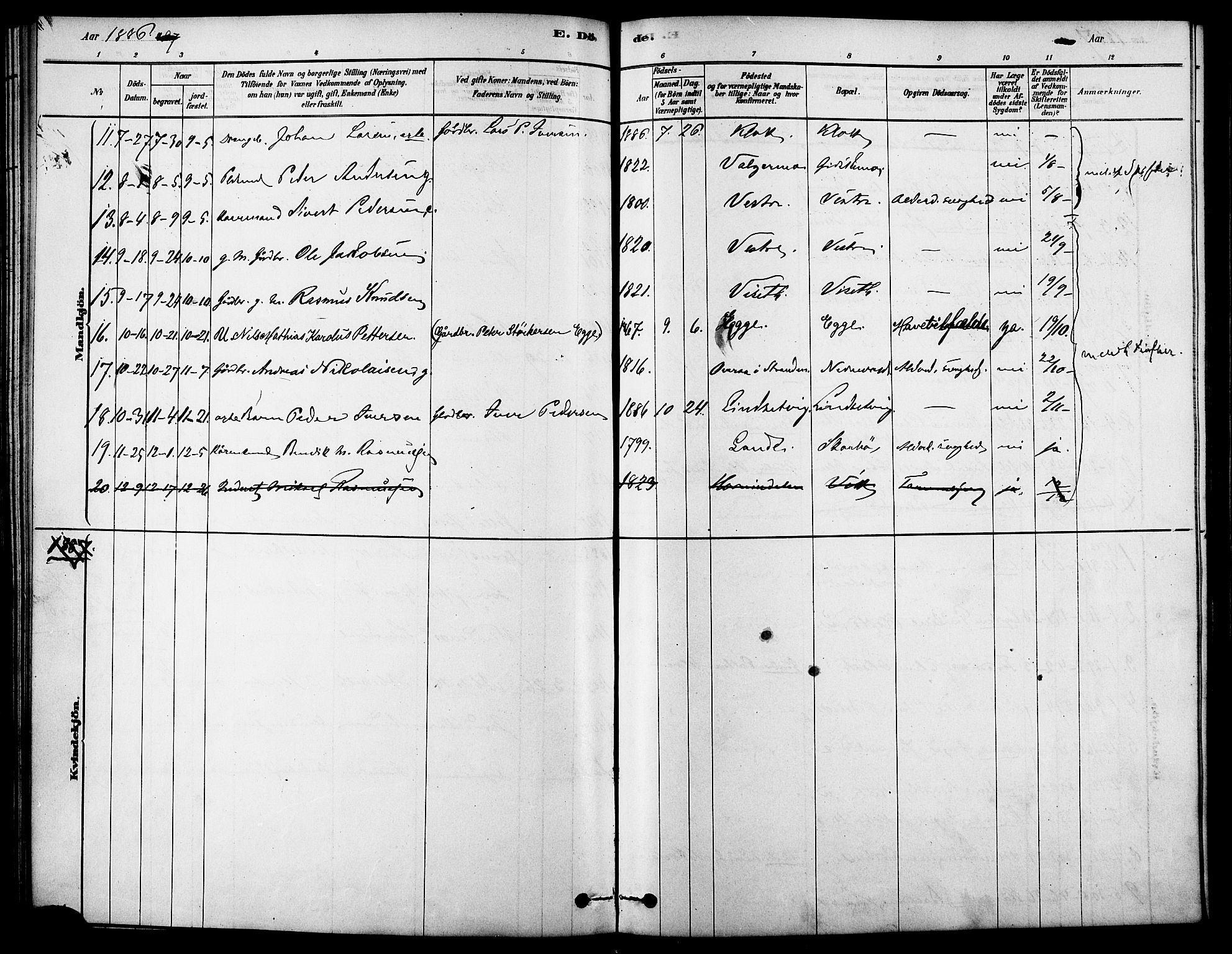 Ministerialprotokoller, klokkerbøker og fødselsregistre - Møre og Romsdal, AV/SAT-A-1454/522/L0315: Parish register (official) no. 522A10, 1878-1890